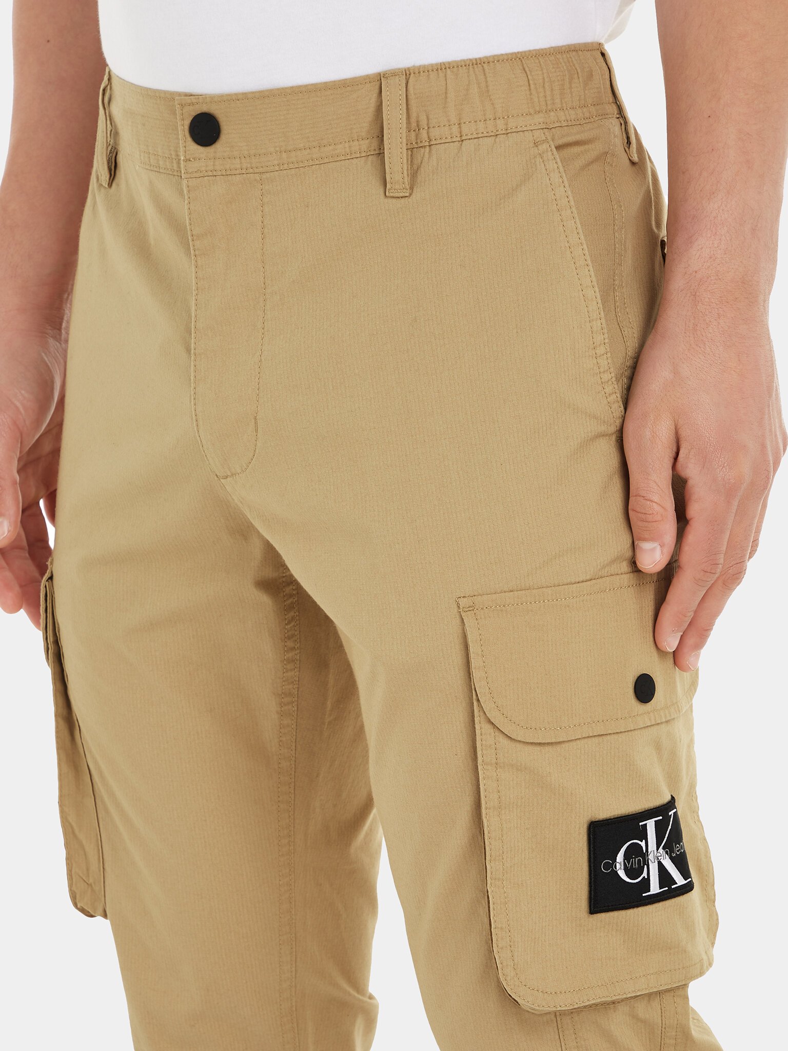 Pantalons sport/streetwear  Calvin klein J30J324039 PF2 Travertine