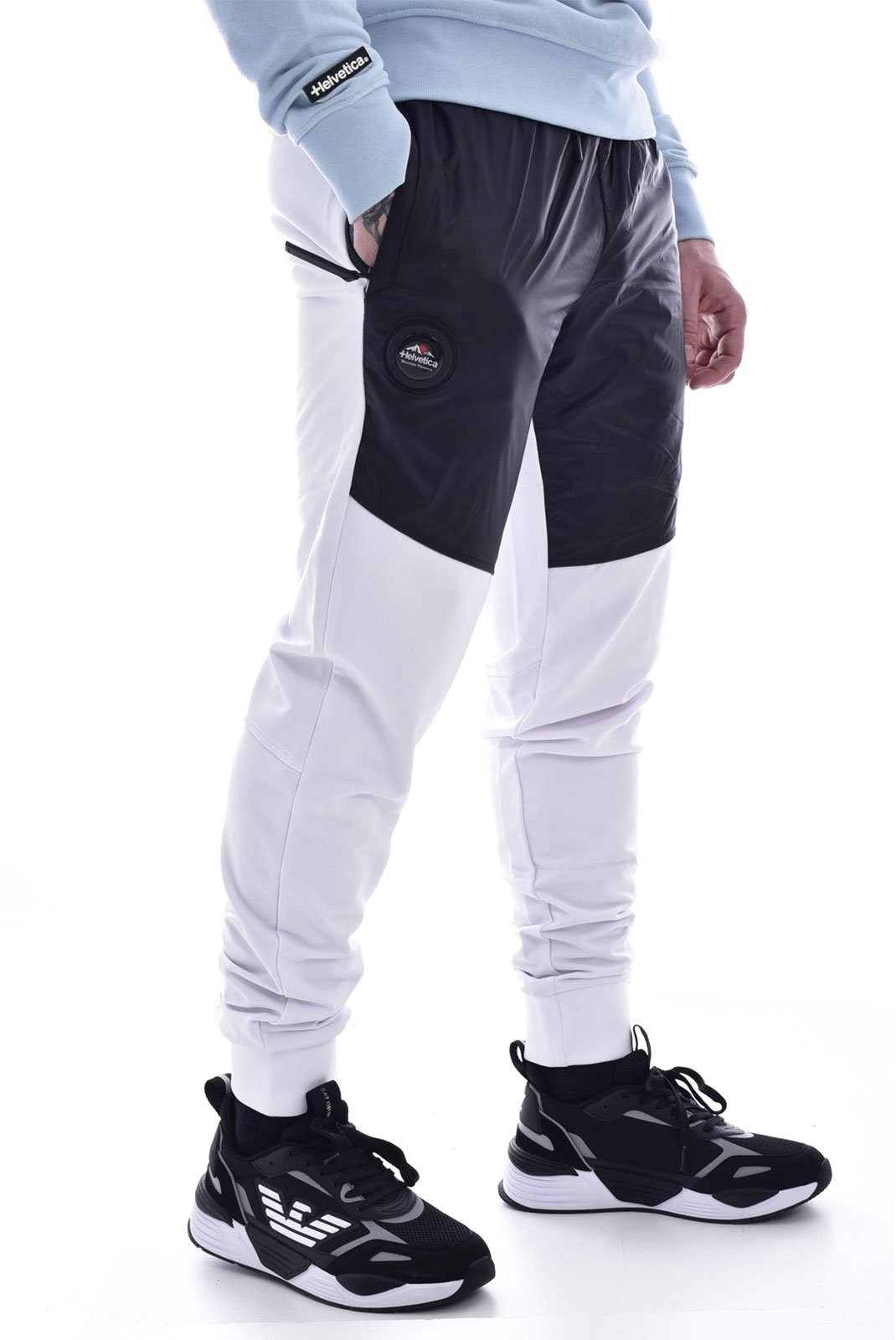 Pantalons sport/streetwear  Helvetica DODGE WHITE