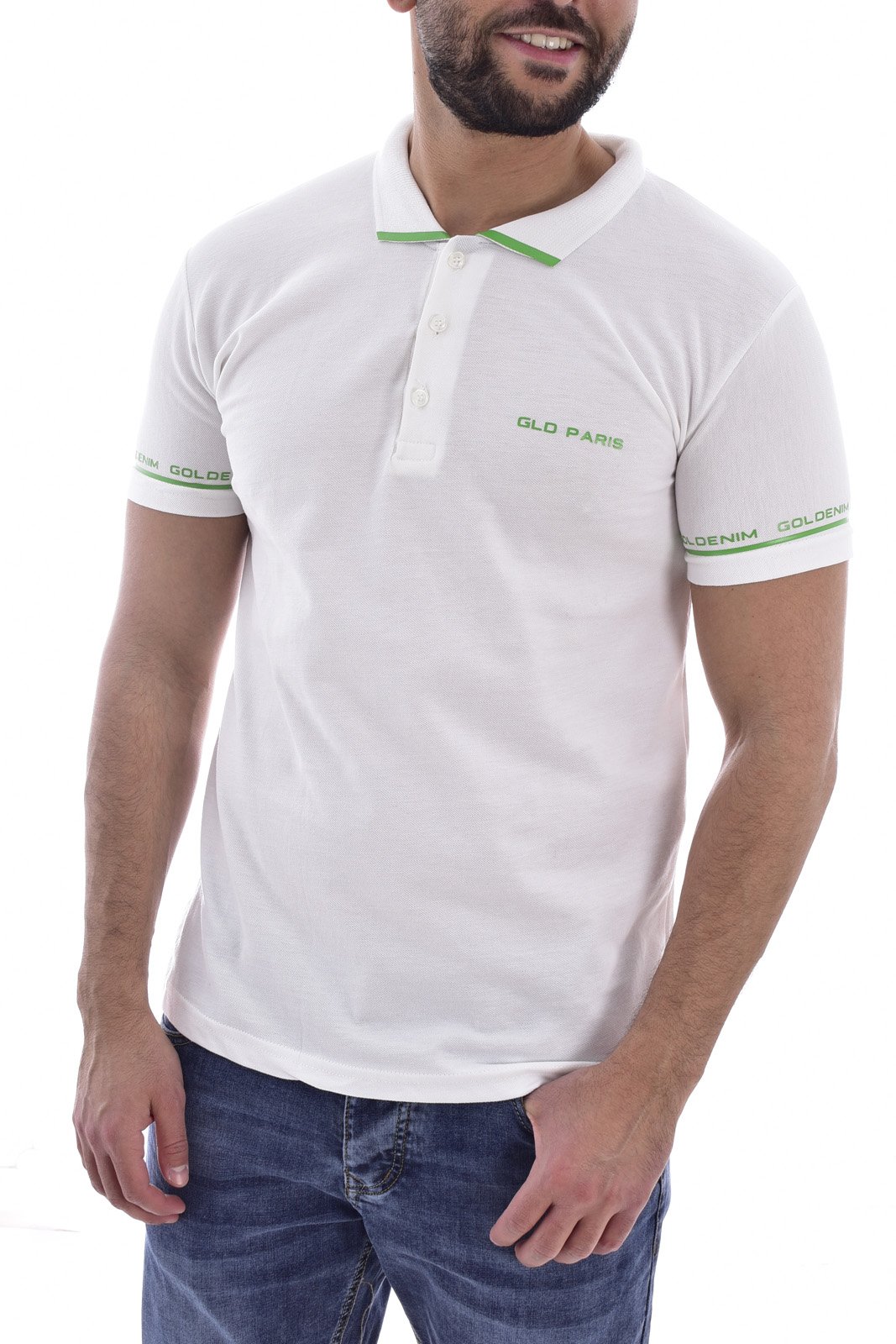 Polos  Goldenim paris 1182 BLANC