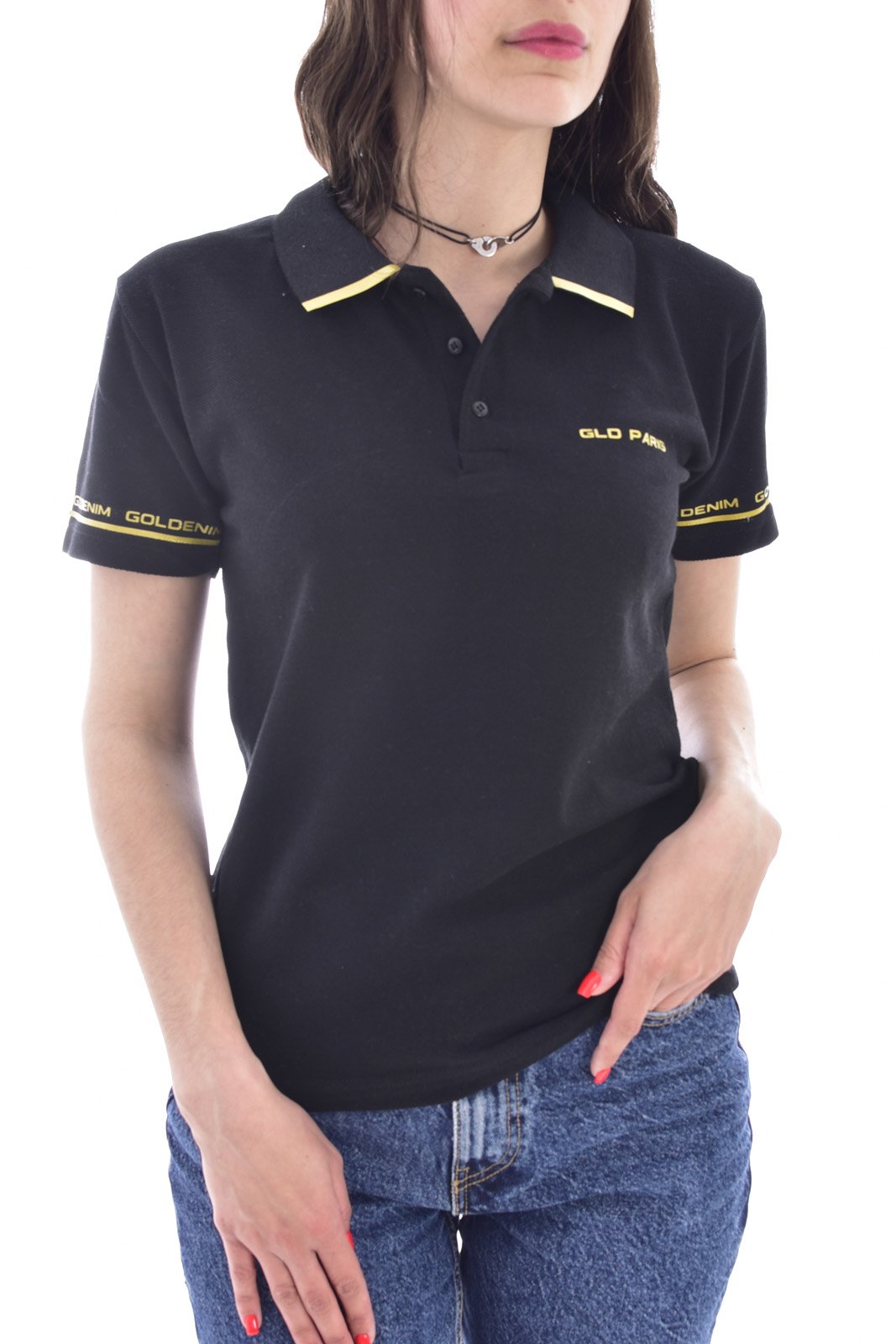 Tee shirt  Goldenim paris 1182w NOIR