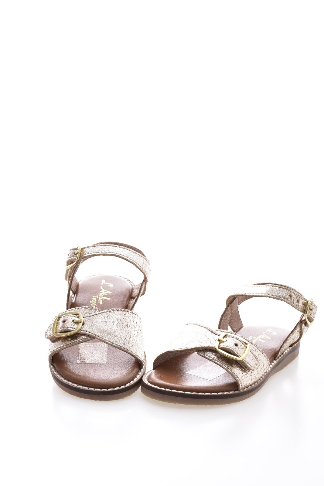Chaussures  L'atelier tropezien IL901-21 GOLD CRACKLED