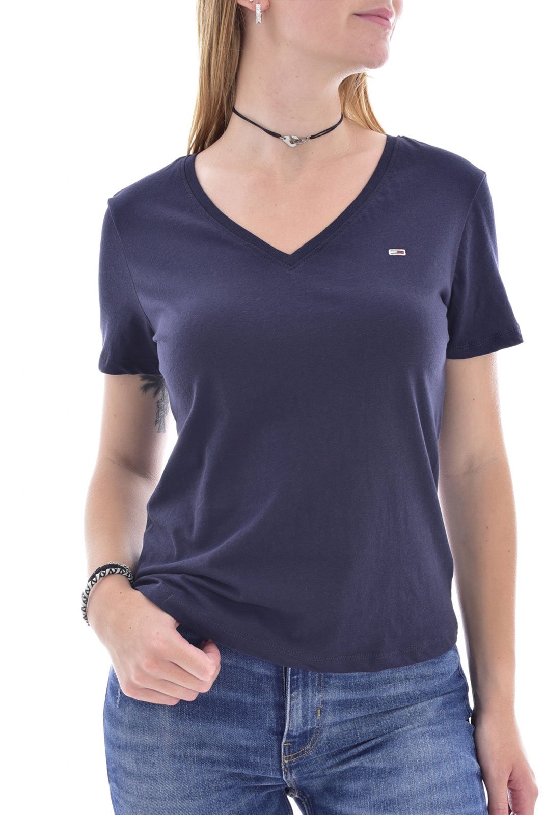 Tops & Tee shirts  Tommy Jeans DW0DW14617 C87 Twilight Navy