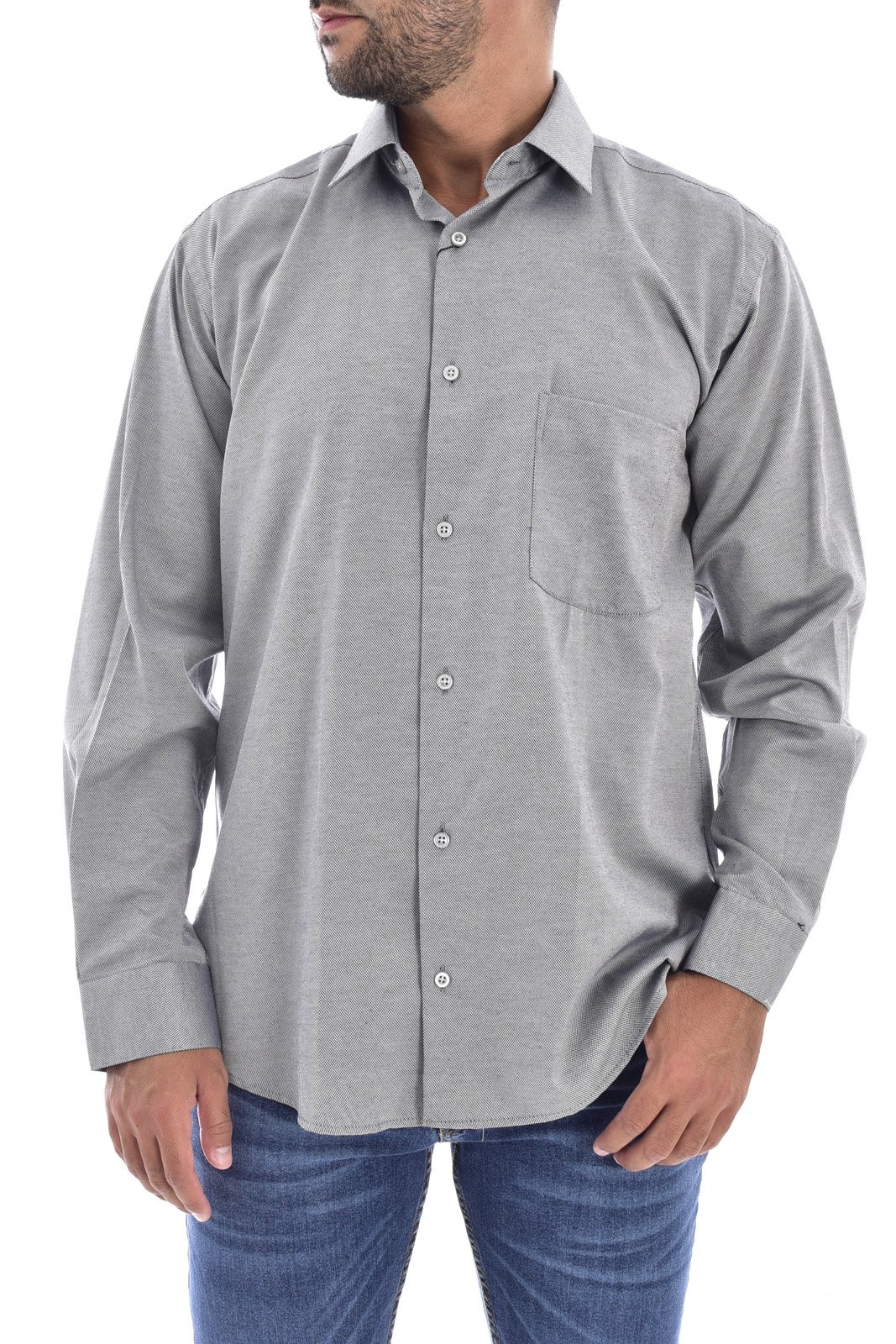 Chemises manches longues  Goldenim paris 0115M GRIS