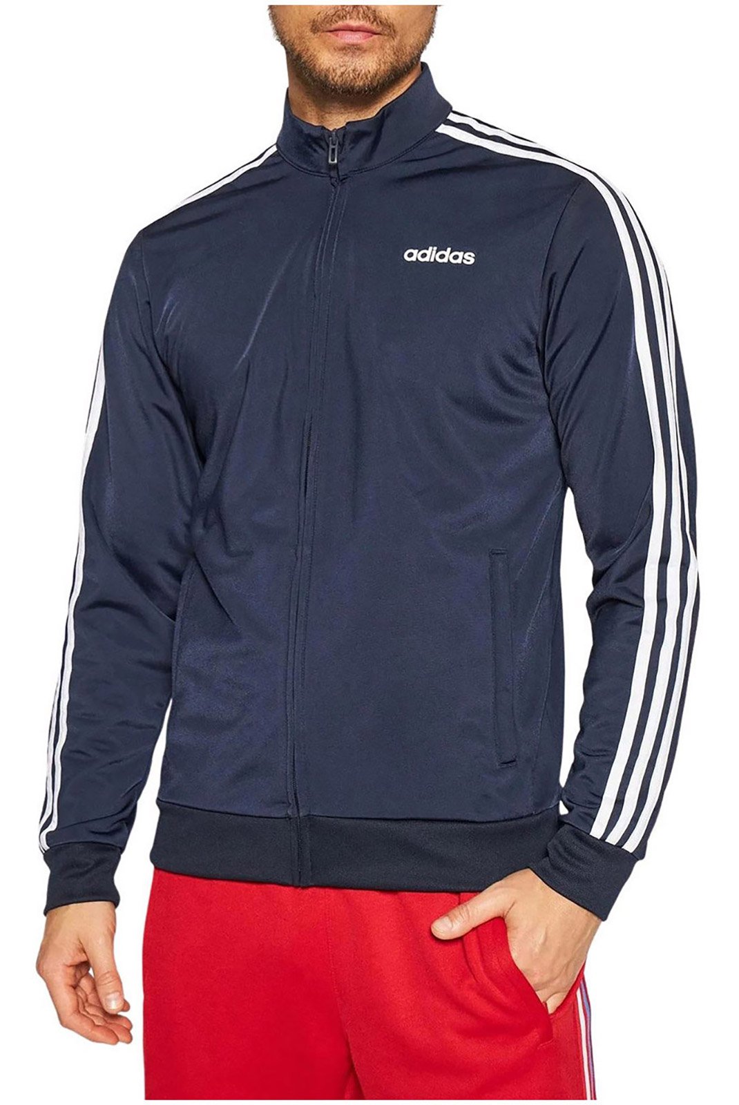 Sweats zippés  Adidas DU0445 LEGINK/WHITE