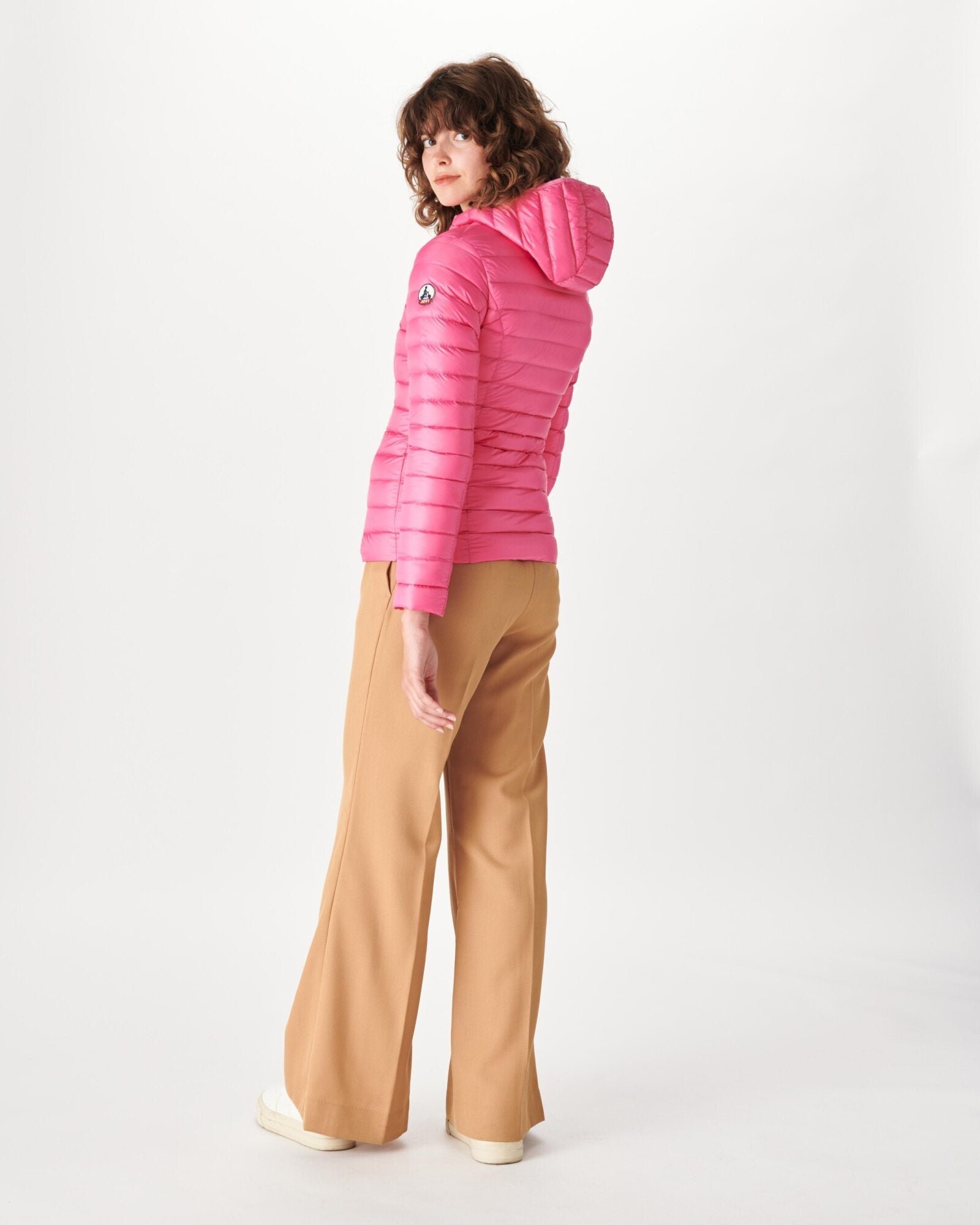 Blouson / doudoune  Just over the top CLOE 453 ROSE PALE / AUBERGINE