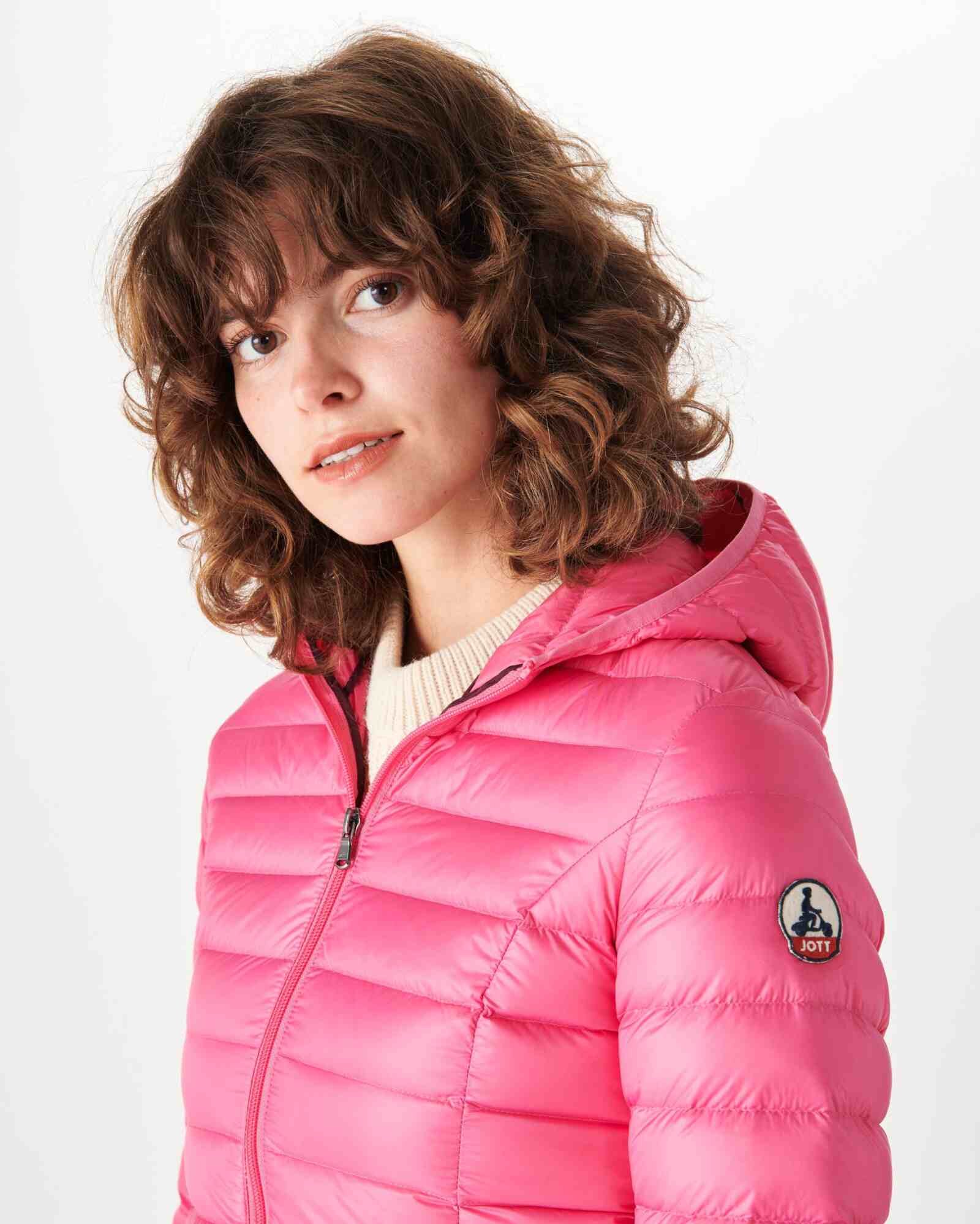 Blouson / doudoune  Just over the top CLOE 453 ROSE PALE / AUBERGINE