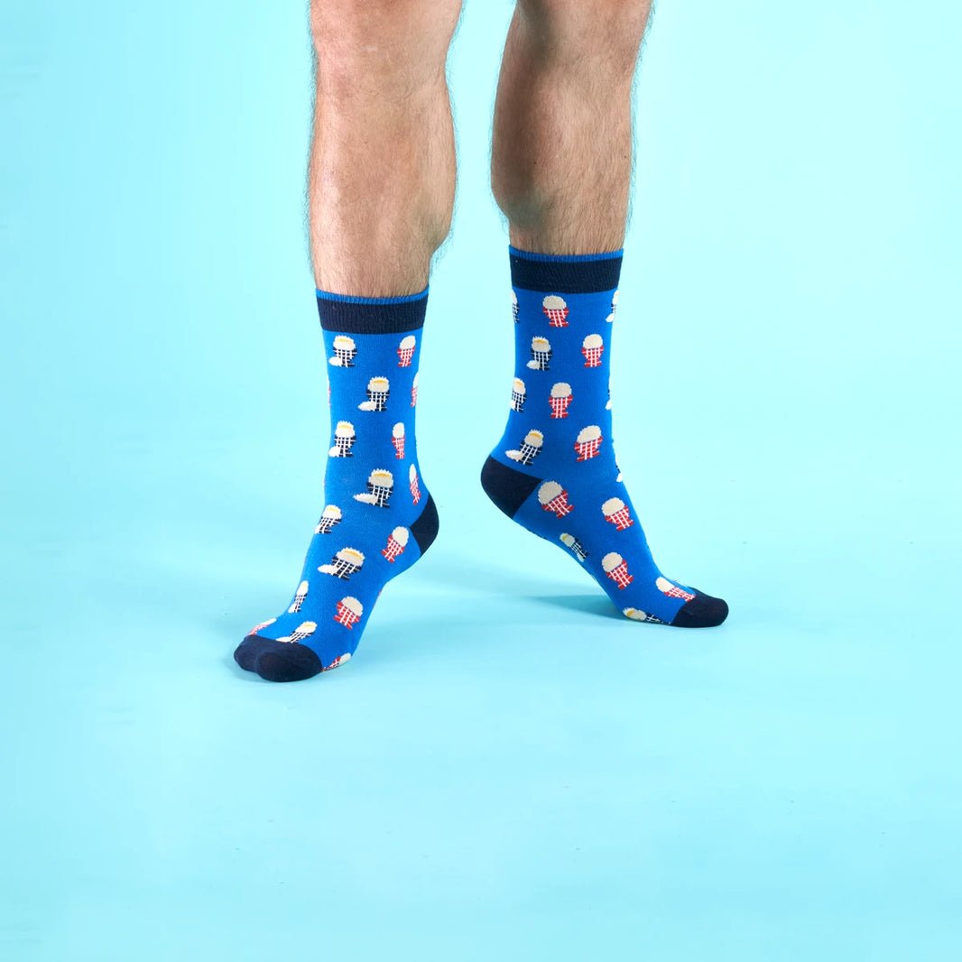 Chaussettes  Cabaia CAB746NVGW SOCKS BENEDICTE ET PHILIPPE MEN Bleu