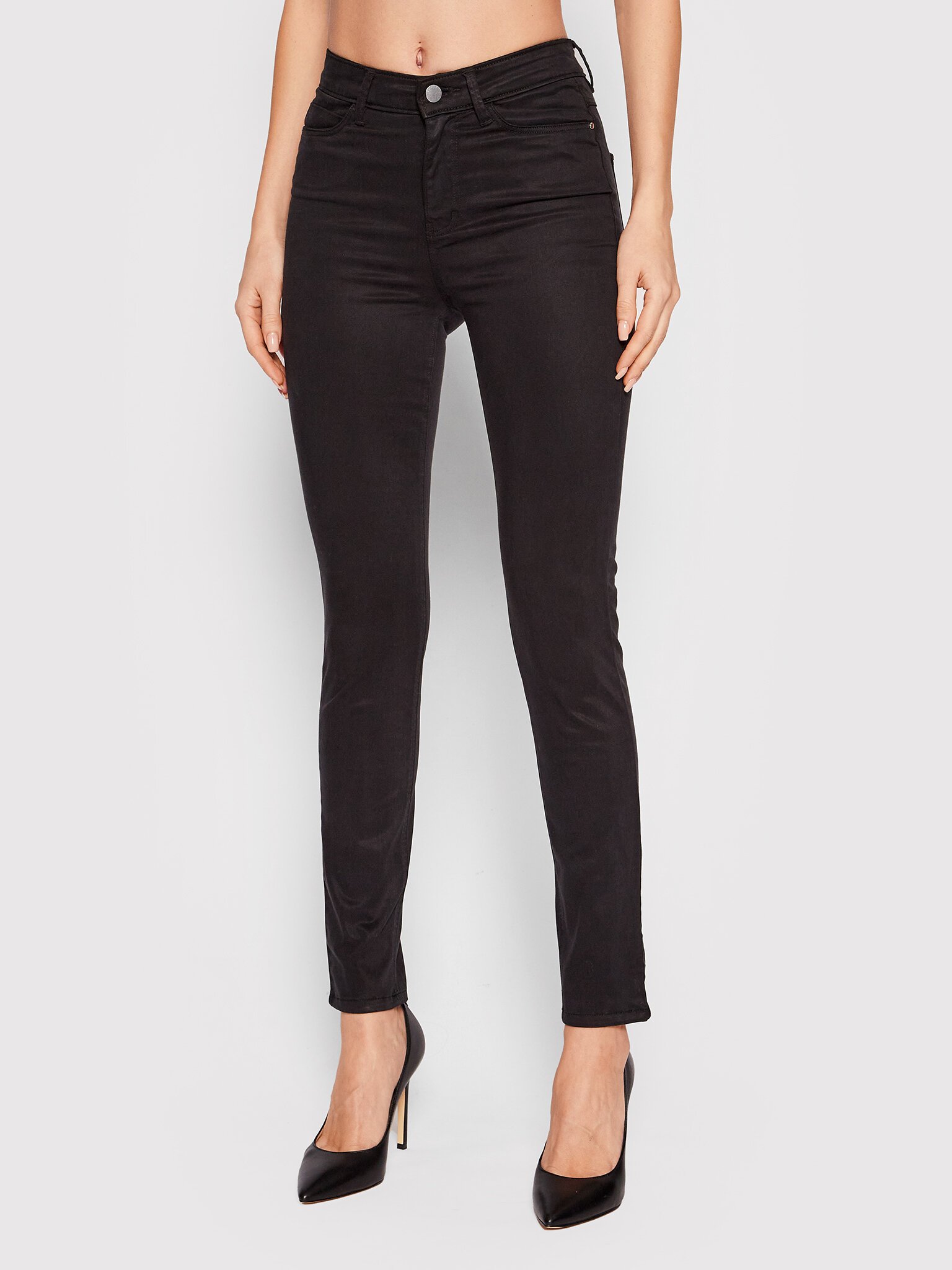 Jeans slim / skinny  Guess jeans W2RA46 W93CE JBLK Jet Black A996