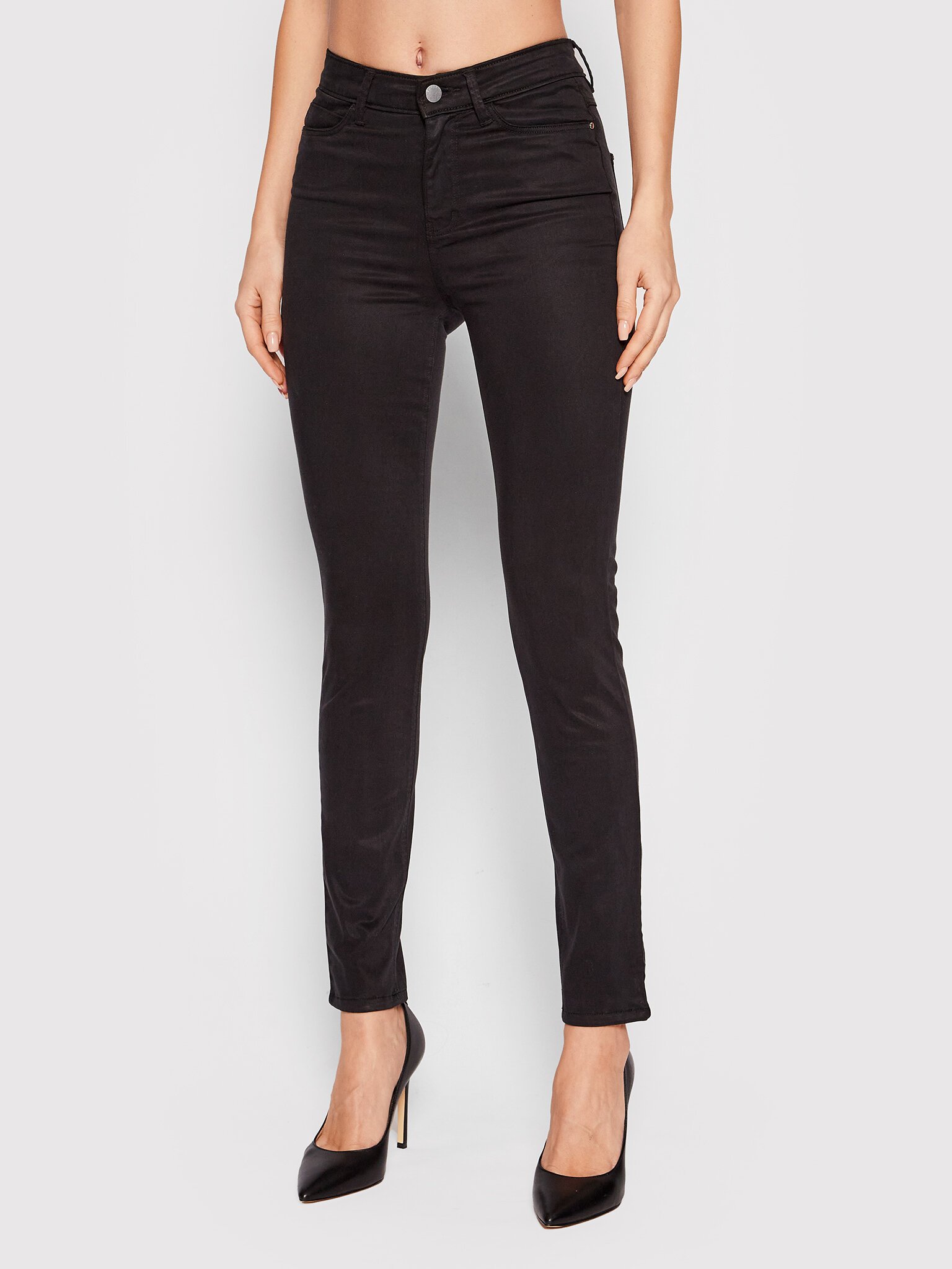 Jeans slim  Guess jeans W2RA46 W93CE JBLK Jet Black A996