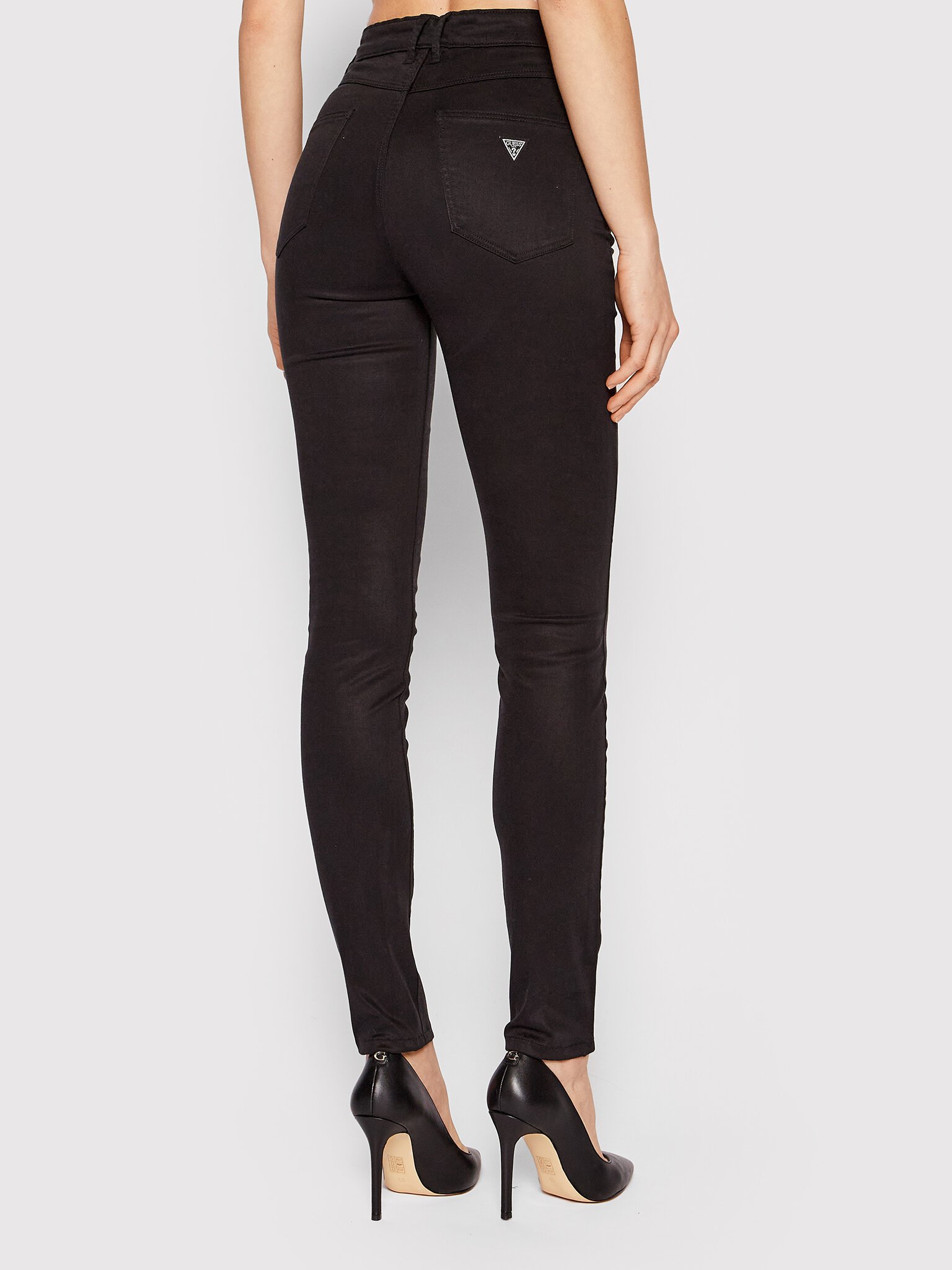 Jeans slim / skinny  Guess jeans W2RA46 W93CE JBLK Jet Black A996