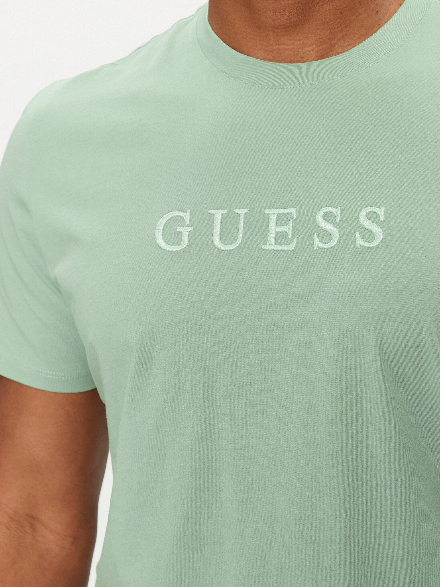 T-S manches courtes  Guess jeans M2BP47 K7HD0 G8CC MATCHA DUST