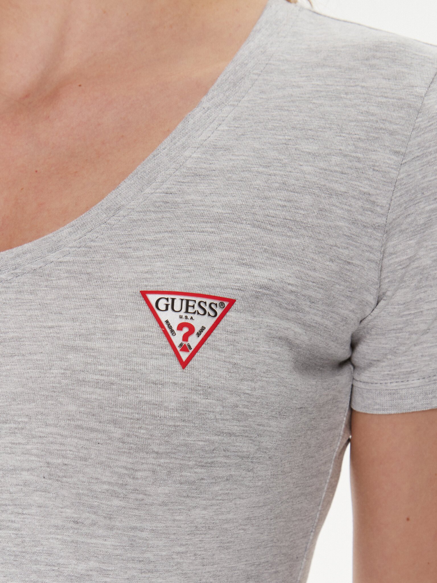 Tee shirt  Guess jeans W2YI45 J1314 LMGY LIGHT MELANGE GREY M