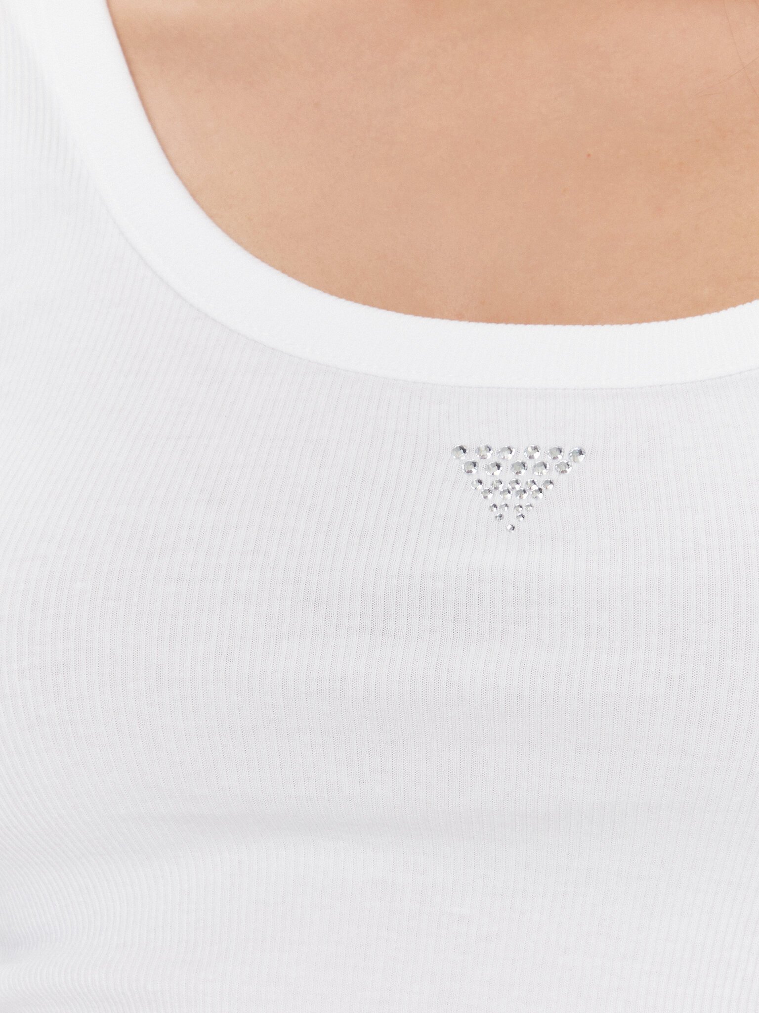 Top   Guess jeans W3YP68 KA0H1 G011 Pure White