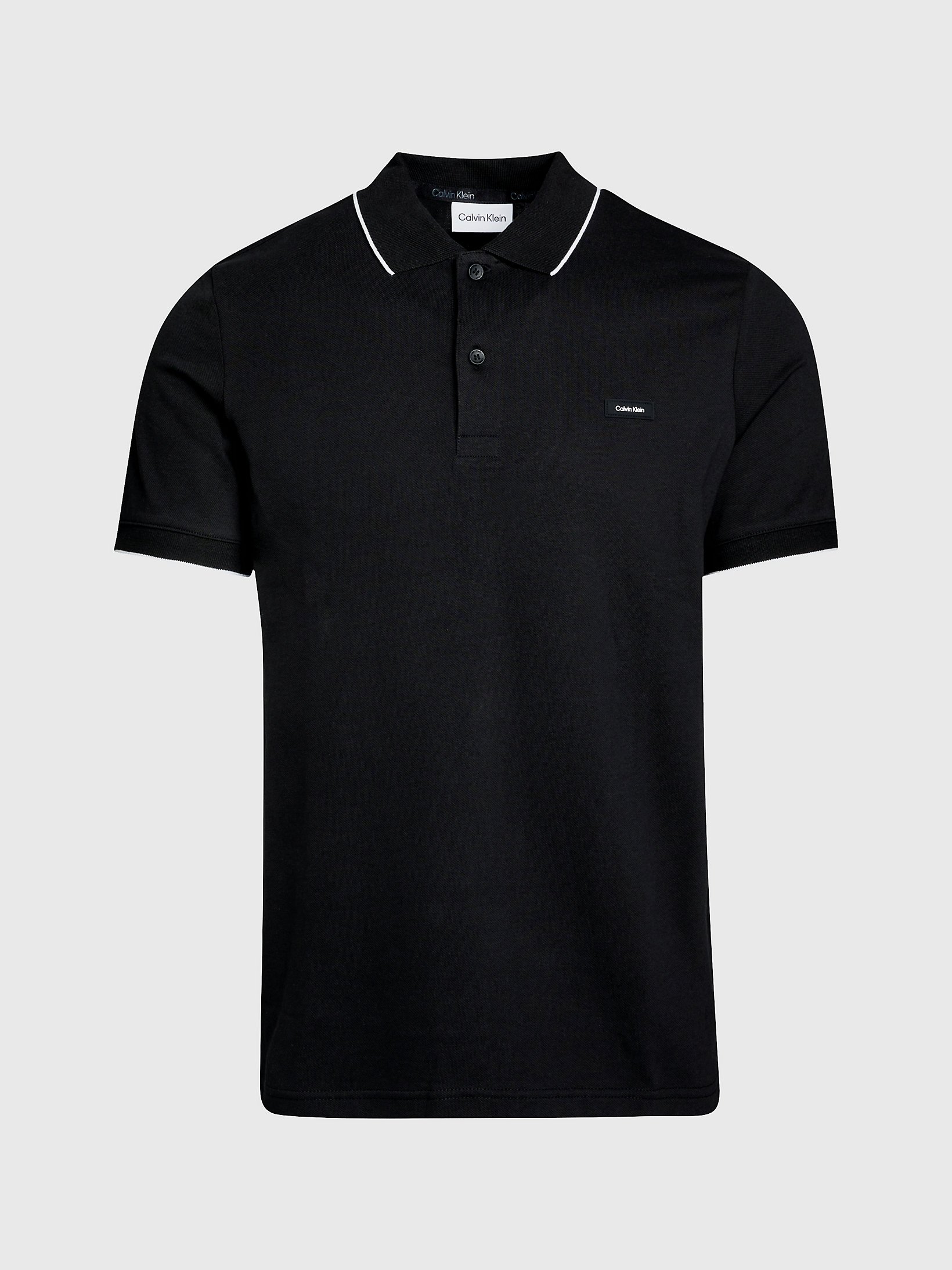 Polos manches courtes  Calvin klein K10K112751 BEH Ck Black