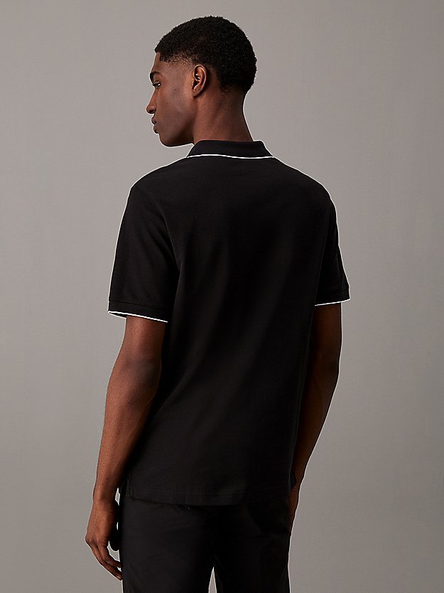 Polos manches courtes  Calvin klein K10K112751 BEH Ck Black