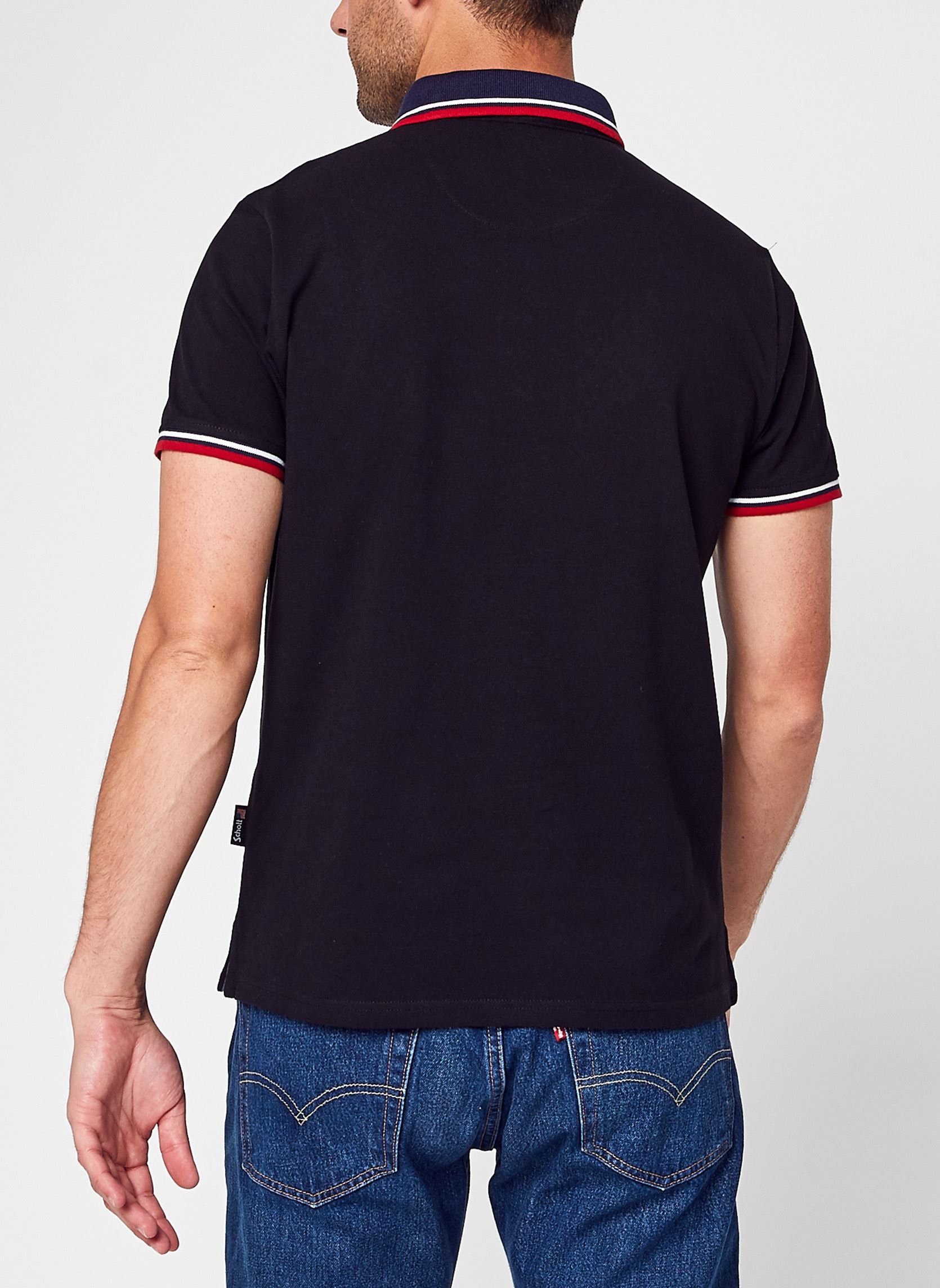 Polos manches courtes  Schott PSHARBOURS21 BLACK