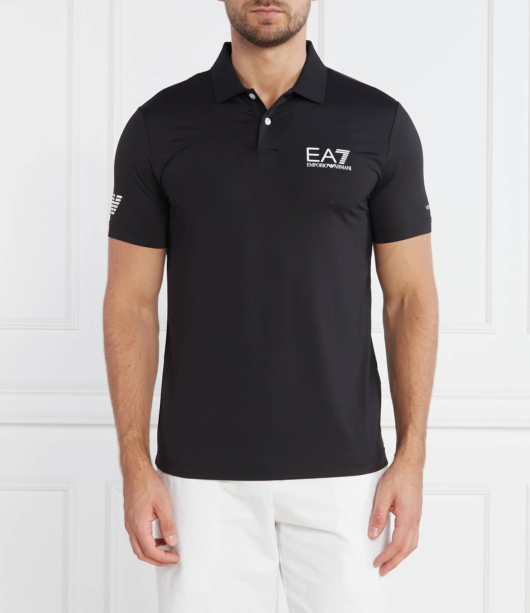Polos manches courtes  Ea7 8NPF23 PJEMZ 1200 BLACK