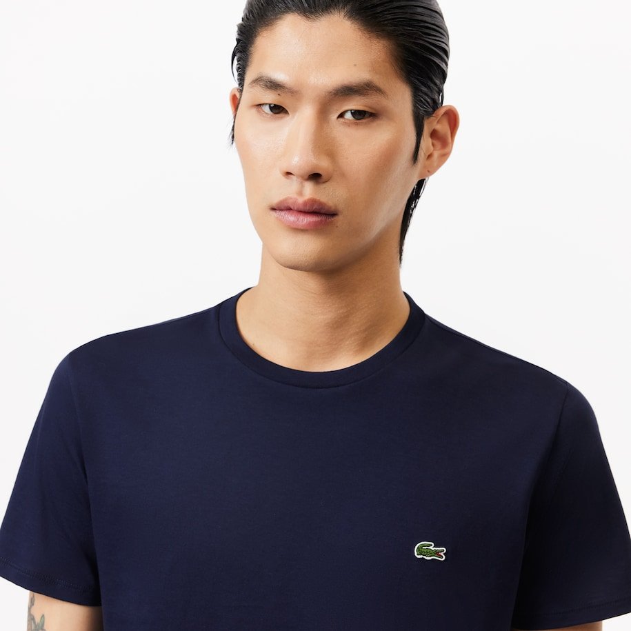T-S manches courtes  Lacoste TH6709 166 NAVY BLUE