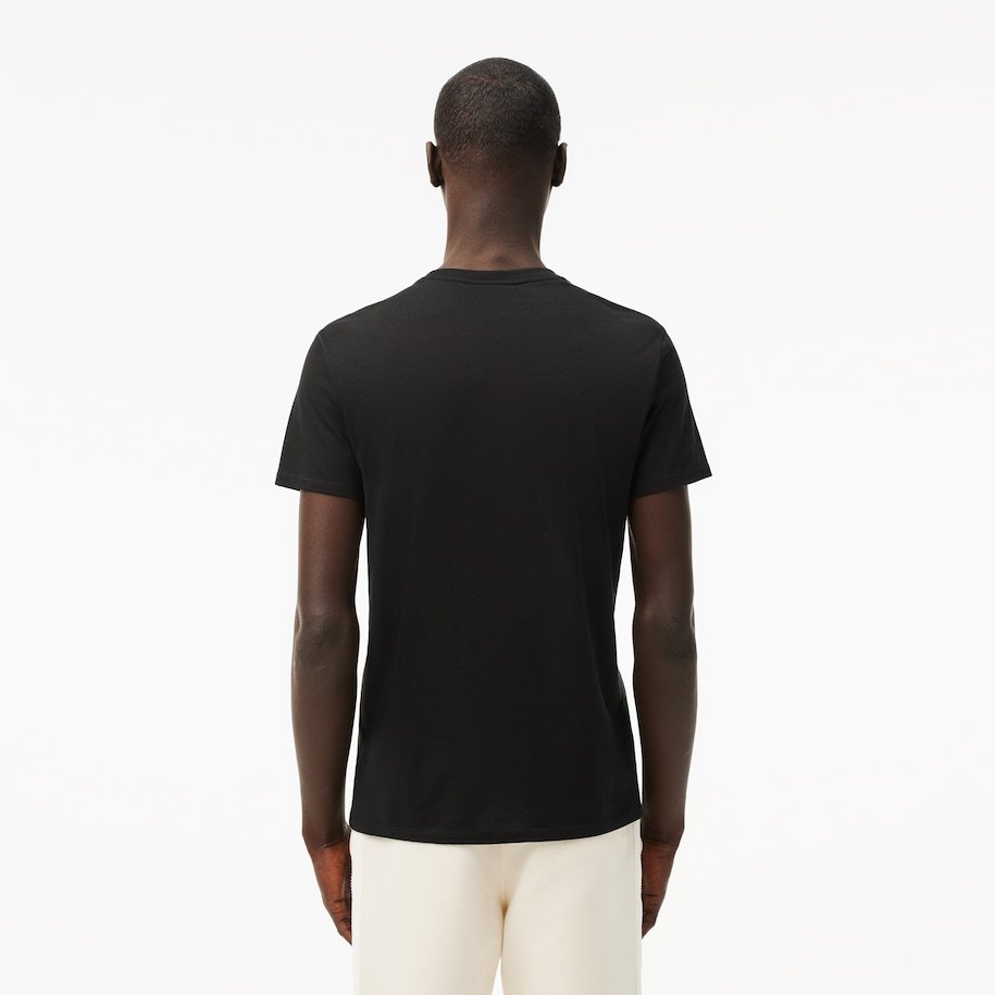 T-S manches courtes  Lacoste TH6709 031 BLACK