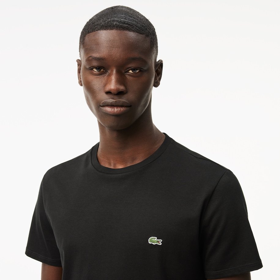 T-S manches courtes  Lacoste TH6709 031 BLACK
