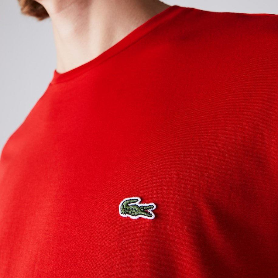 T-S manches courtes  Lacoste TH6709 240 RED 