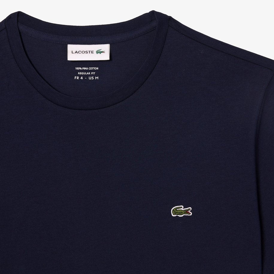 T-S manches courtes  Lacoste TH6709 166 NAVY BLUE