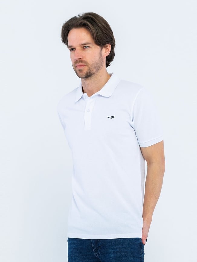 Polos manches courtes  Eduardo caravella EC722655 White