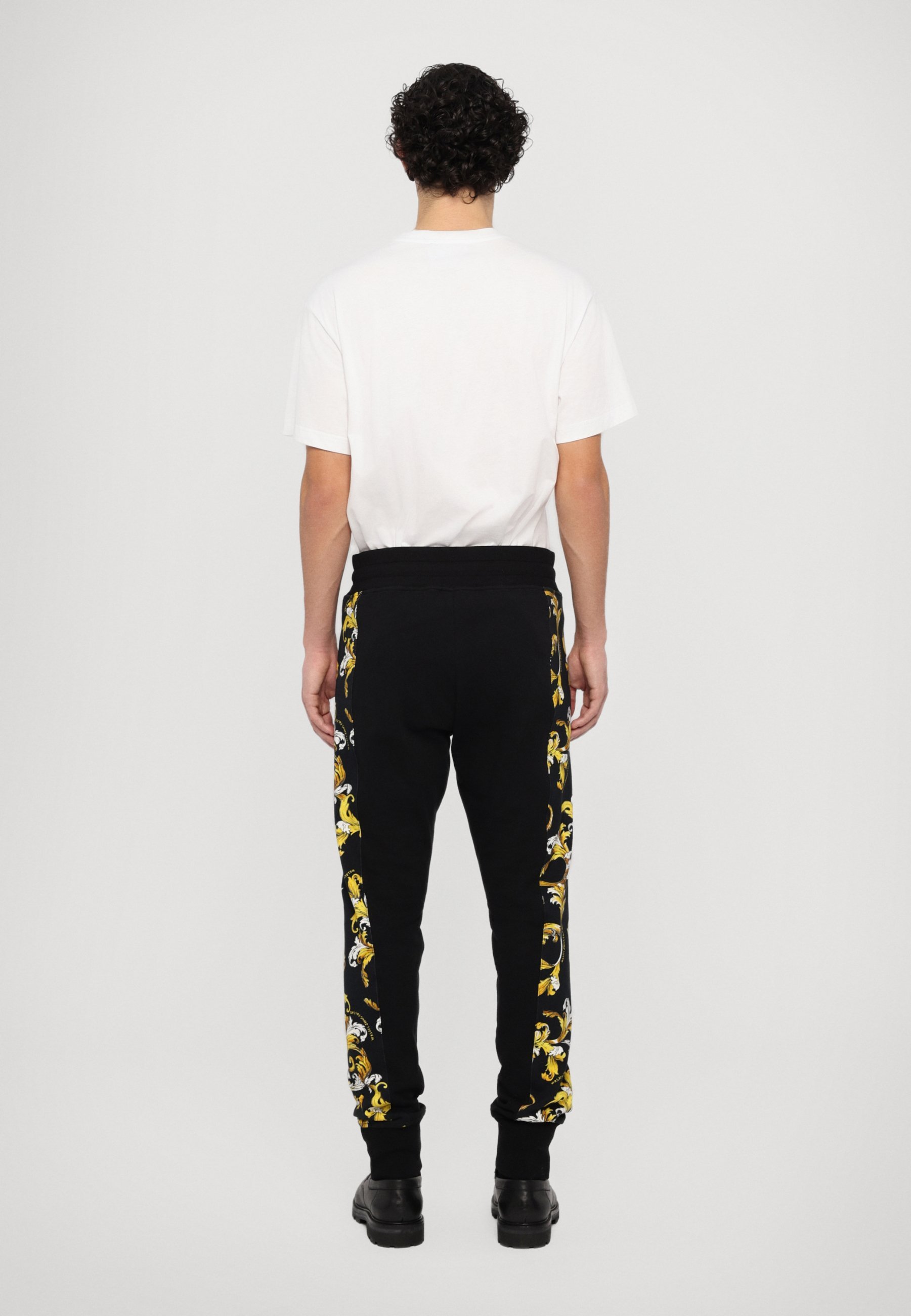 Pantalons sport/streetwear  Versace Jeans 78GAA3C0 FS189 G89 BLACK + GOLD