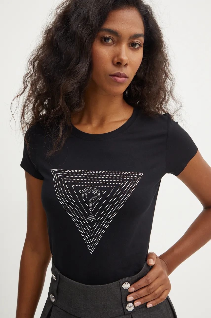 Tee shirt  Guess jeans W4BI41 KA0Q1 JBLK Jet Black A996