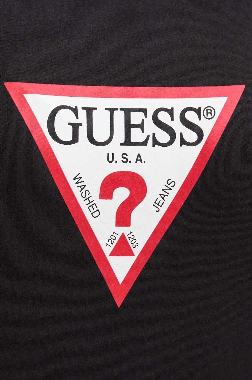 Tee shirt  Guess jeans W4YI76 K8HM0 JBLK Jet Black A996