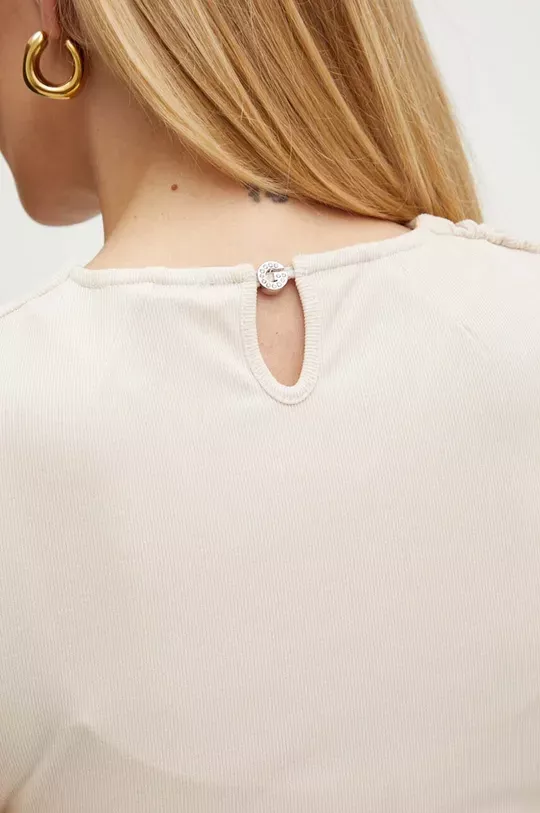 Top   Guess jeans W4YP10 KAQL2 G1E0 CREME BRULEE