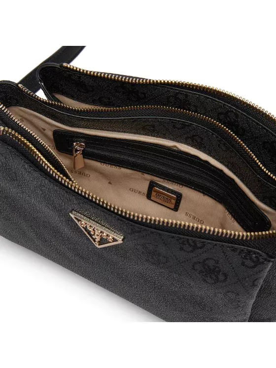 Petite maroquinerie  Guess jeans HWBG78 79120 COAL LOGO