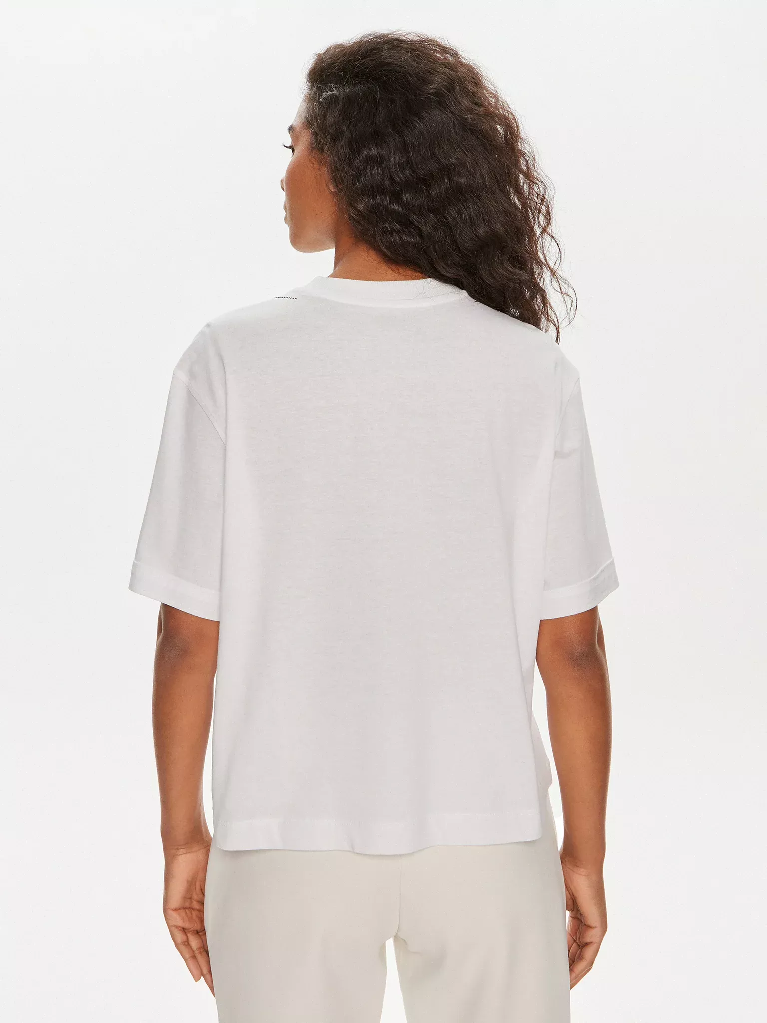 Tee shirt  Guess jeans W4YI14 JA914 G011 Pure White