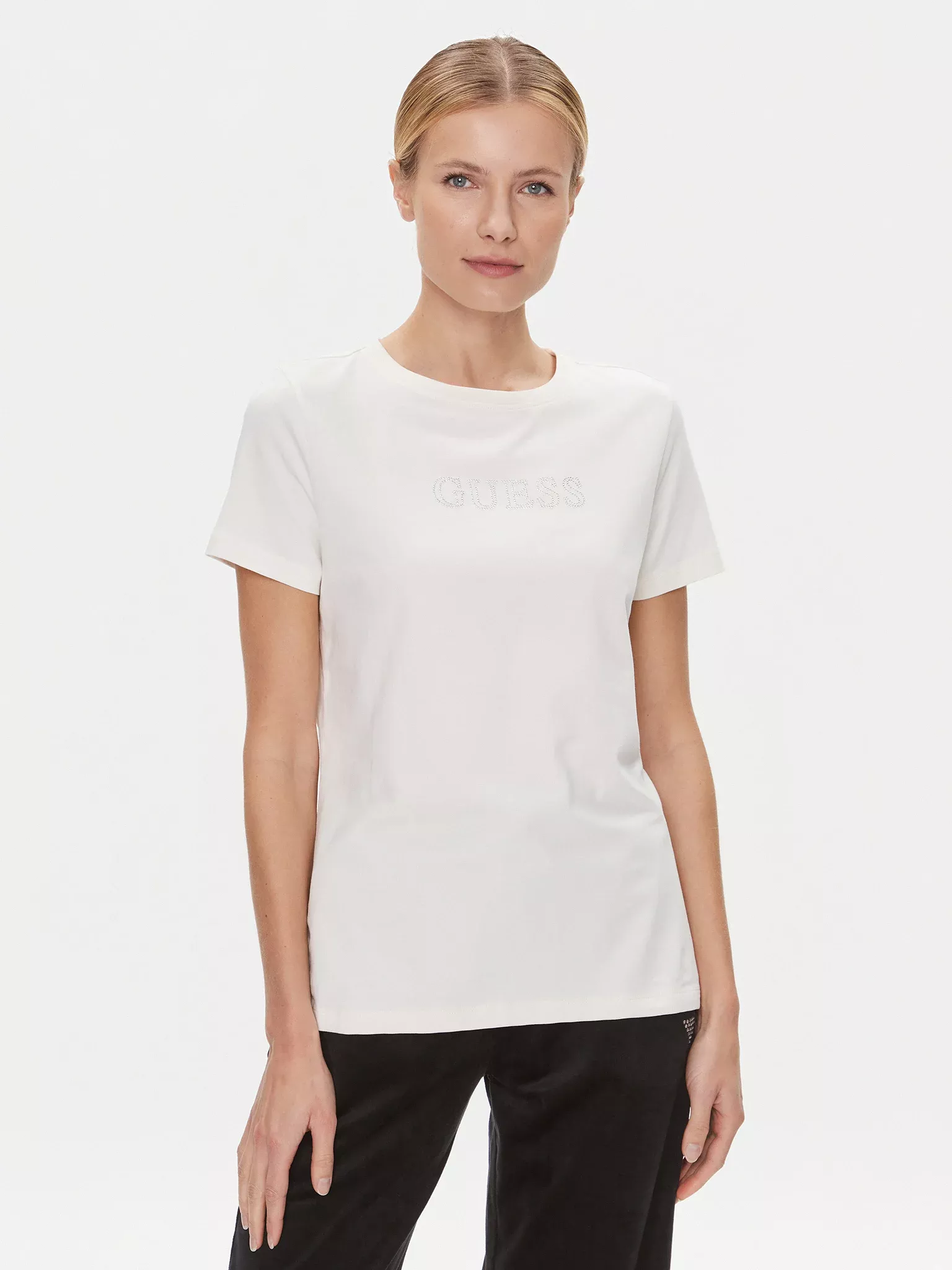 Tee shirt  Guess jeans V3BI11 J1314 G011 Pure White