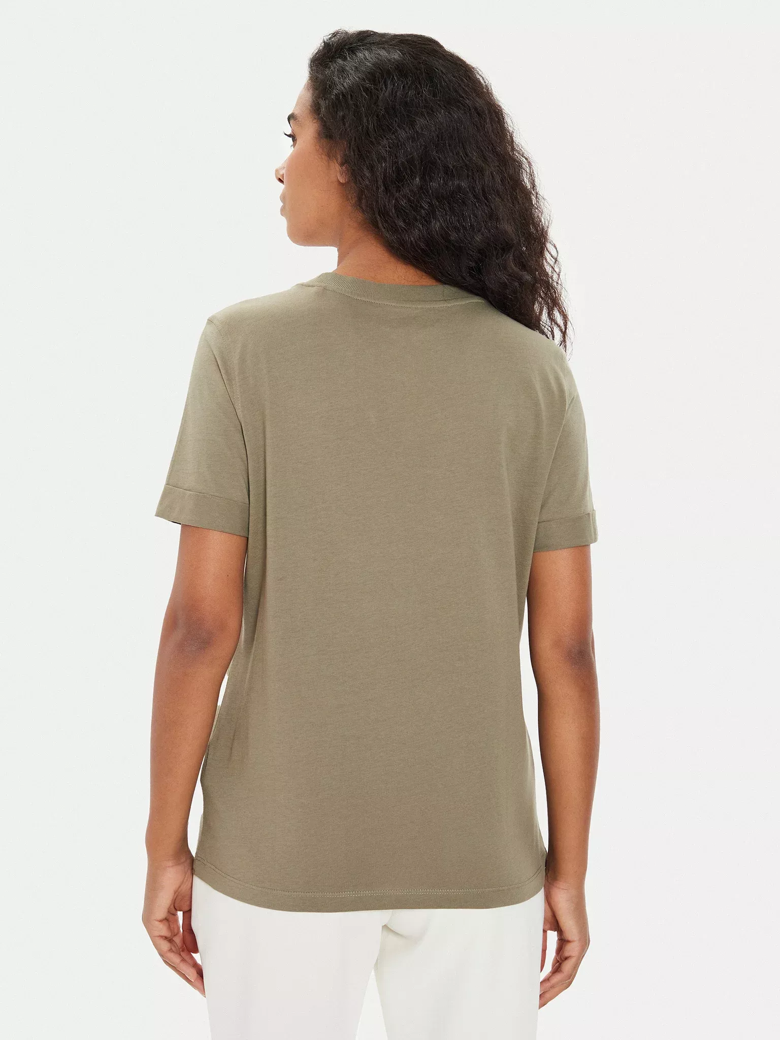 Tee shirt  Guess jeans W4YI09 JA914 G9D5 MOSSY GREEN