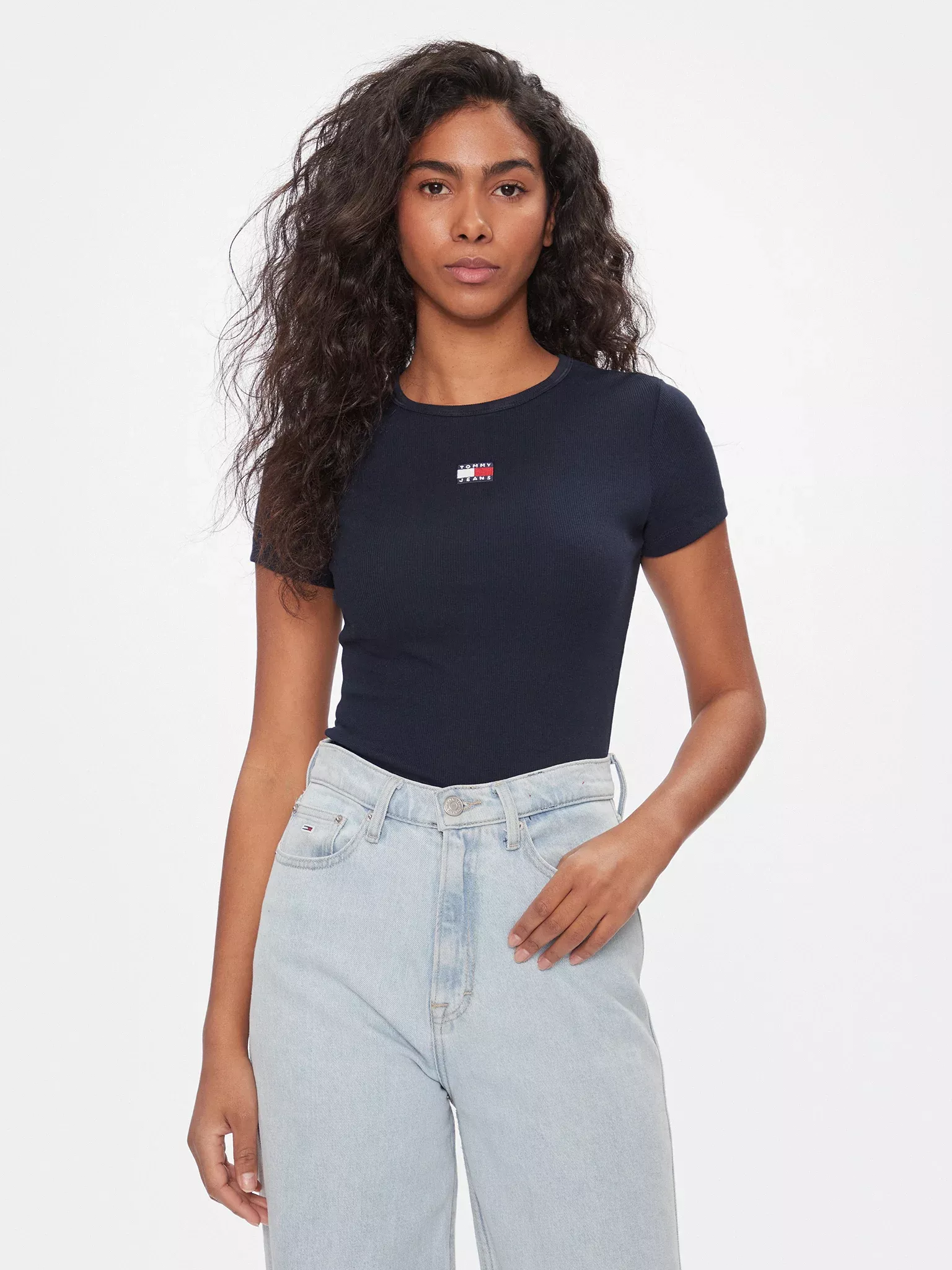 Tee shirt  Tommy Jeans DW0DW17881 C1G Dark Night Navy