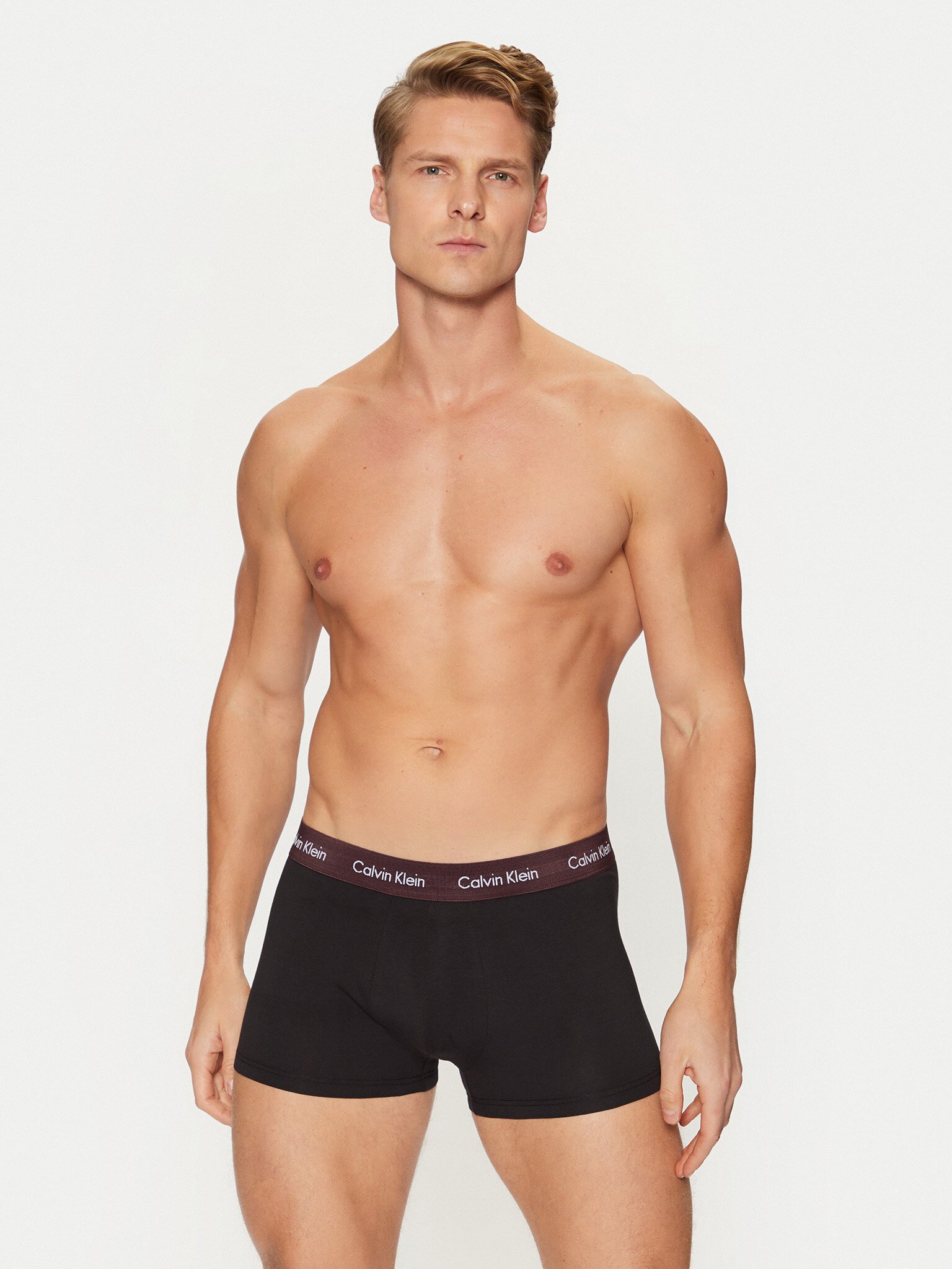 Slips / Boxers  Calvin klein 0000U2664G Q41 B- ROCK RIDGE, FUDGE, BRUCHETTA WBS