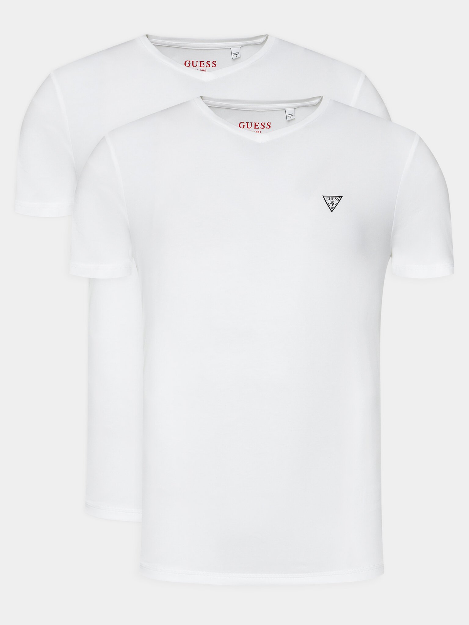 T-S manches courtes  Guess jeans U97G03 KCD31 A009 OPTIC WHITE