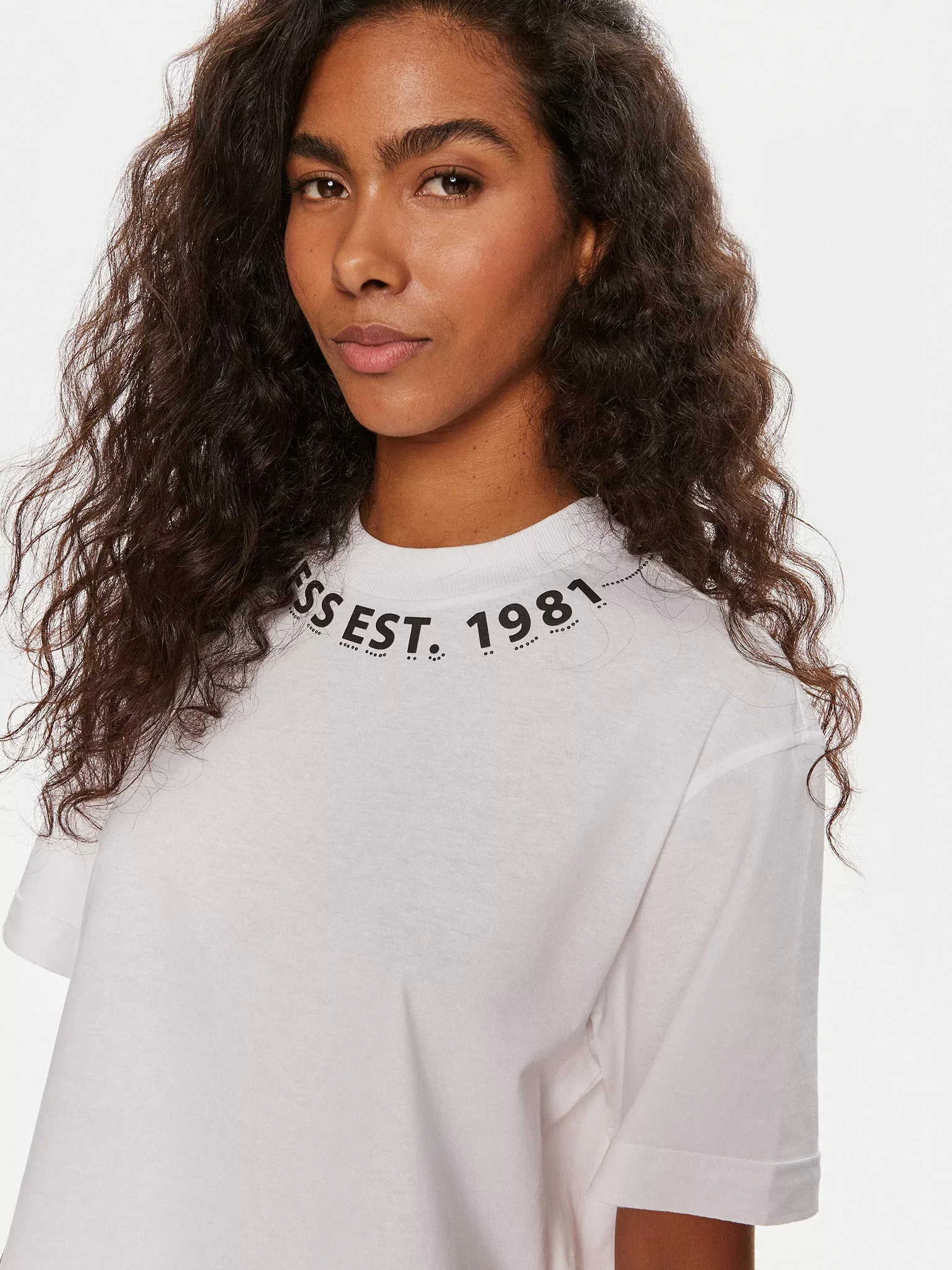 Tee shirt  Guess jeans W4YI14 JA914 G011 Pure White
