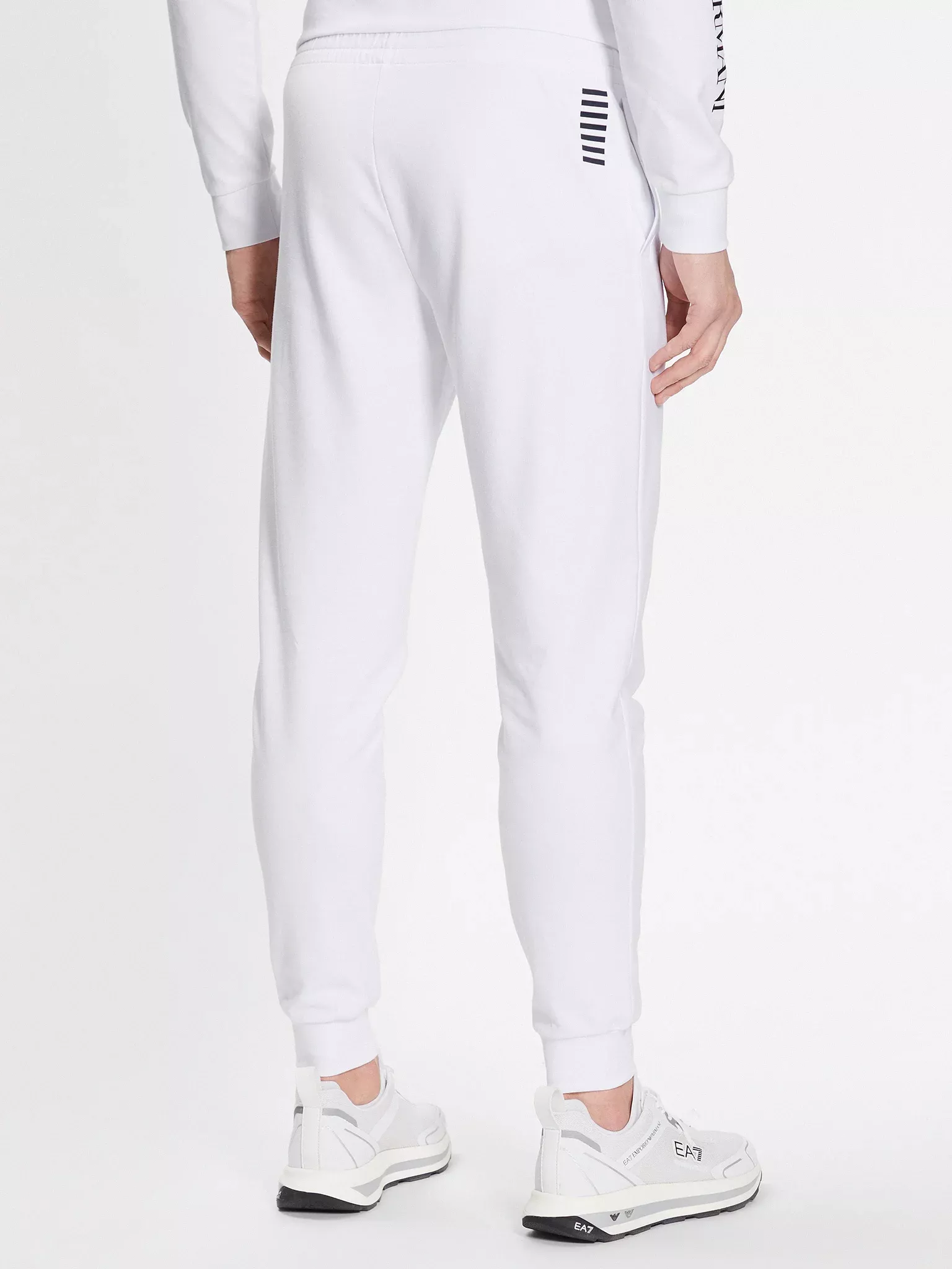 Pantalons sport/streetwear  Ea7 8NPP53 PJ05Z 1100 WHITE