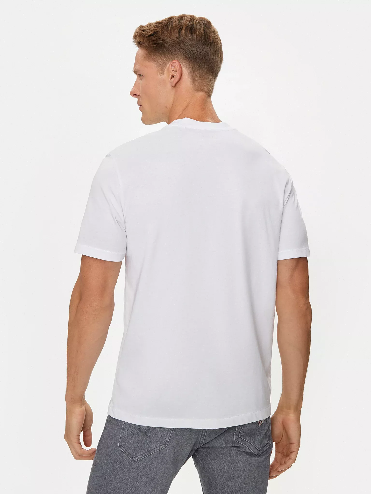T-S manches courtes  Guess jeans U4YG52 KCAM1 G011 Pure White