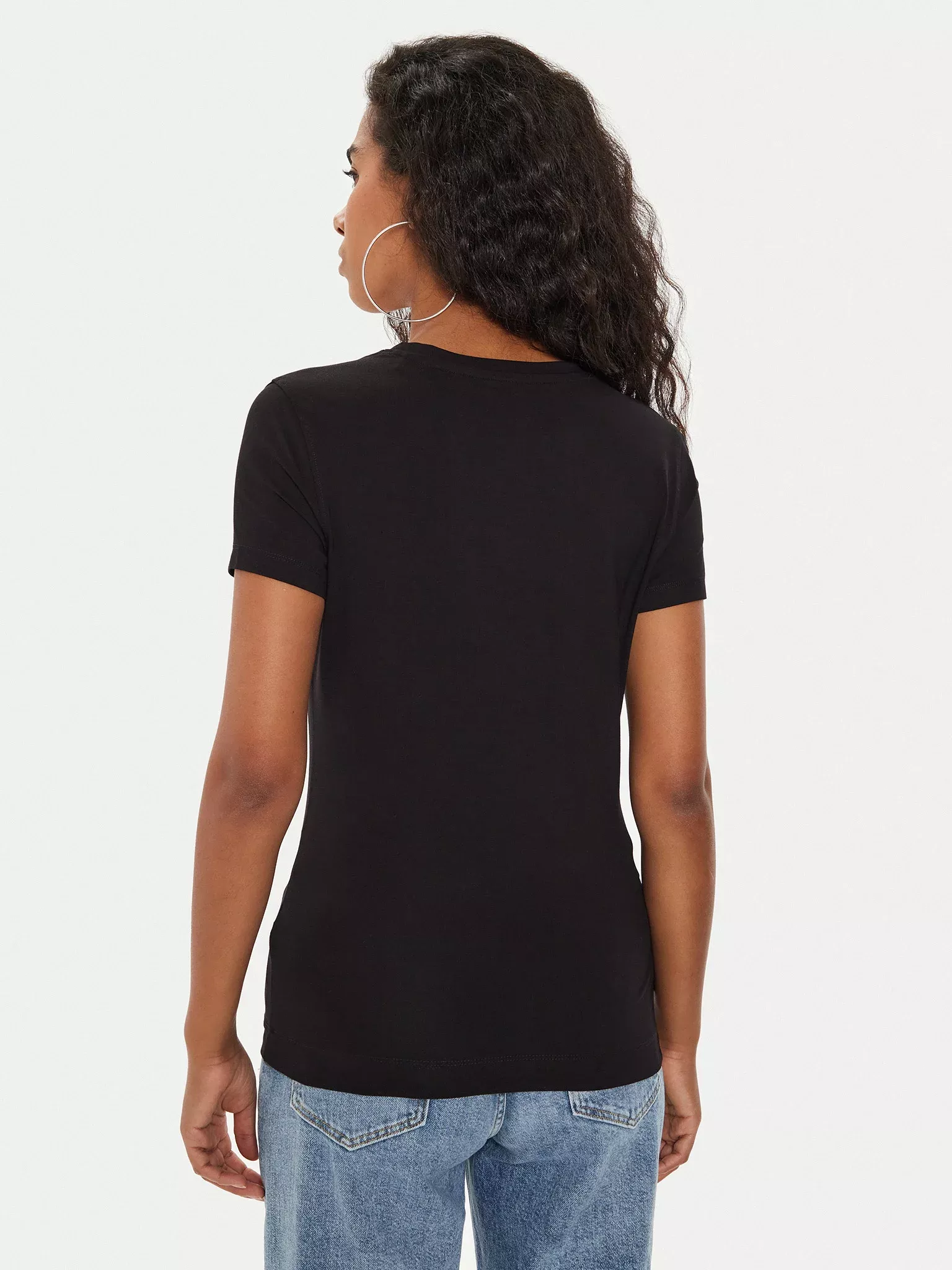 Tee shirt  Guess jeans W4YI15 J1314 JBLK Jet Black A996