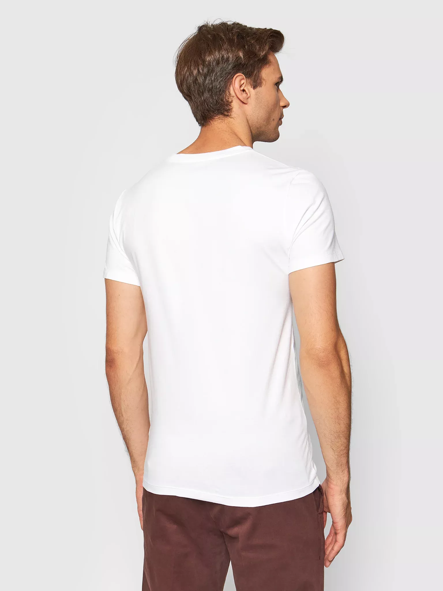 T-S manches courtes  Ralph lauren 714835960 002 2PK WHITE/WHITE