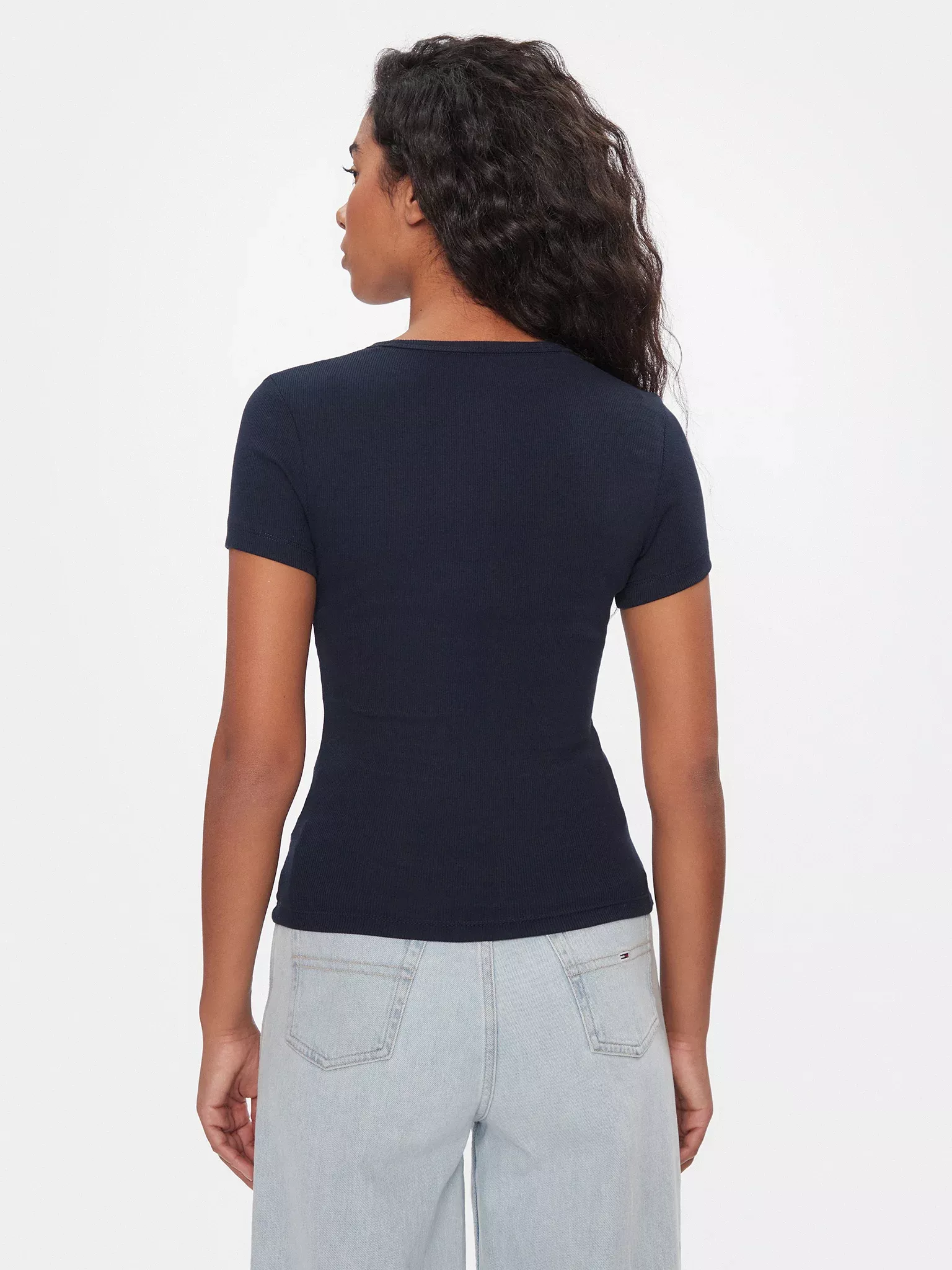 Tee shirt  Tommy Jeans DW0DW17881 C1G Dark Night Navy