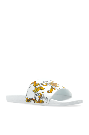 Tongs / Mules  Versace Jeans 78YA3SQ4 ZS365 G03 WHITE + GOLD