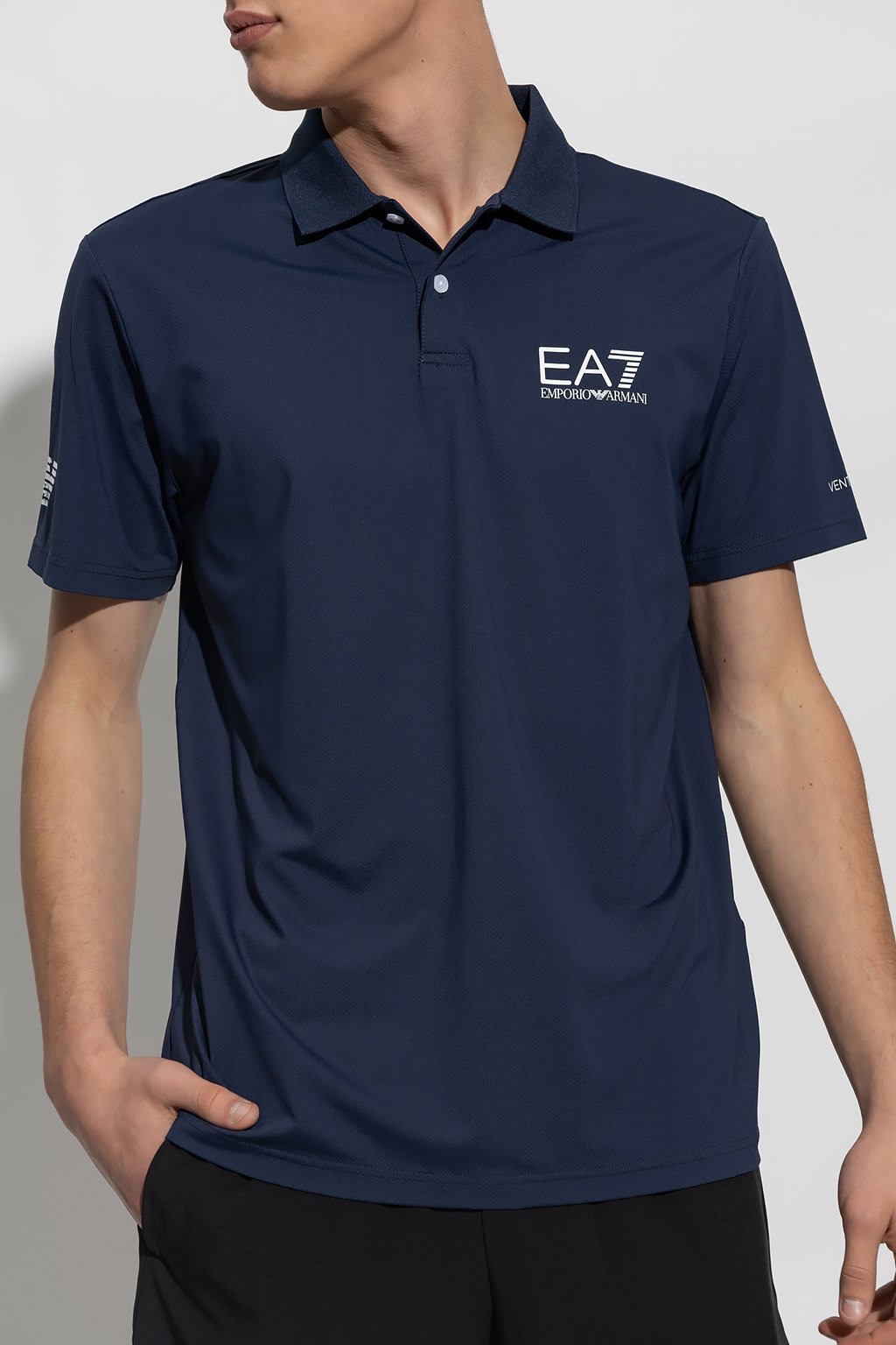 Polos manches courtes  Ea7 8NPF23 PJEMZ 1554 NAVY BLUE