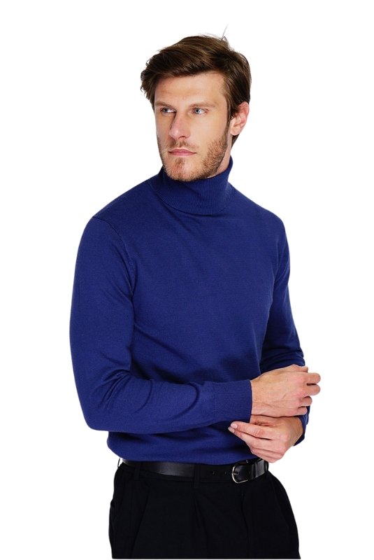 Pulls  William de faye WFM143_BLEU_NUIT  Bleu Nuit