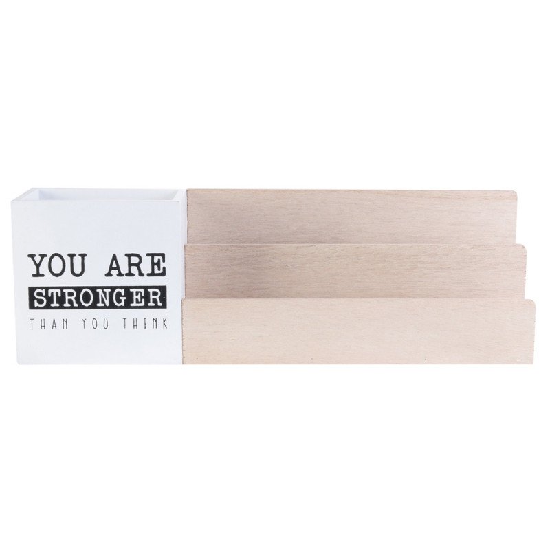 Rangement déco  Home Déco Factory MO1304 blanc bois