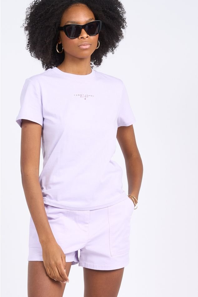 Tee shirt  Tommy Jeans DW0DW17828 W06 Lavender Flower