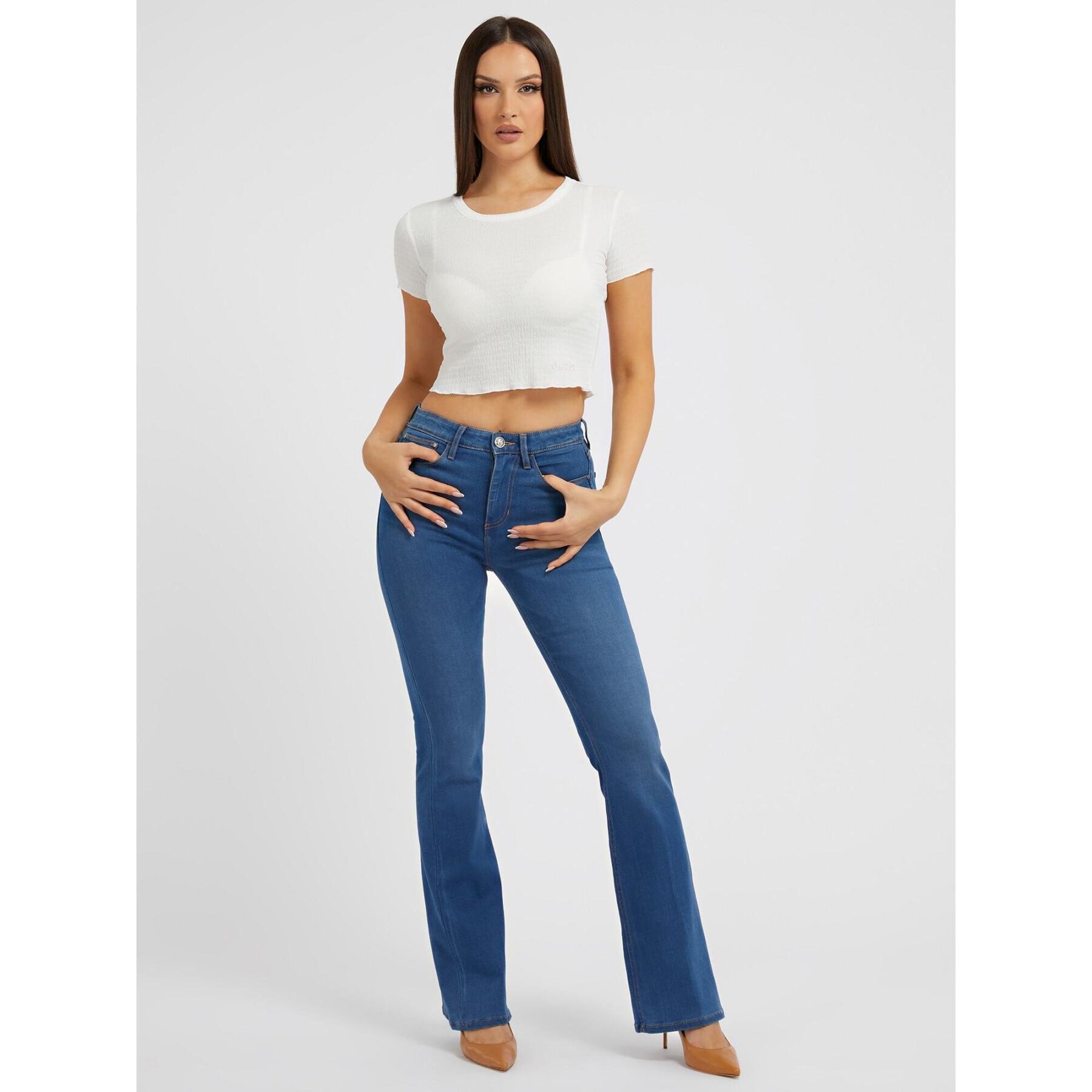Top   Guess jeans W3GP34 KBQI0 G012 CREAM WHITE